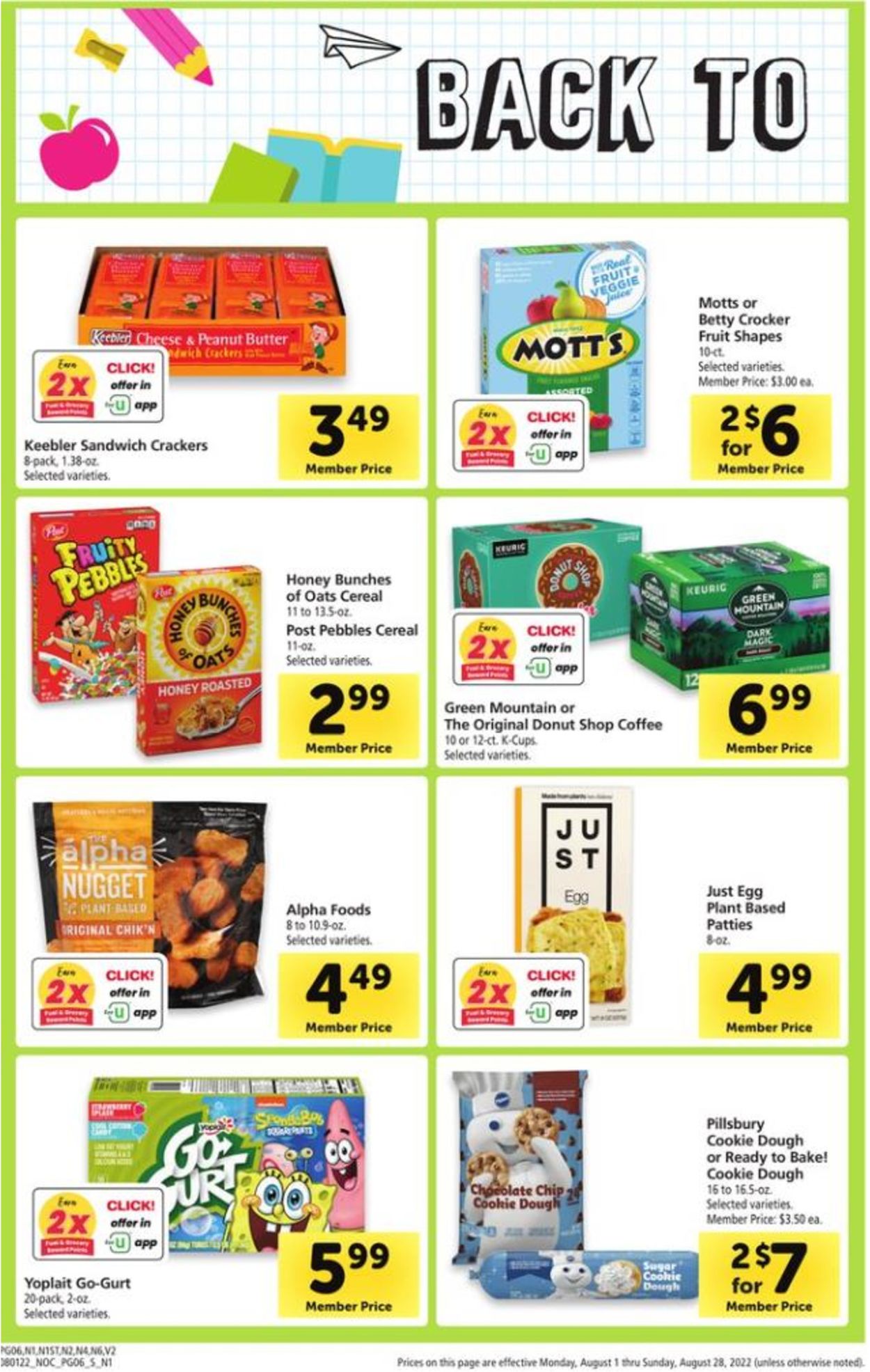 Safeway Weekly Ad Circular - valid 08/01-08/28/2022 (Page 6)