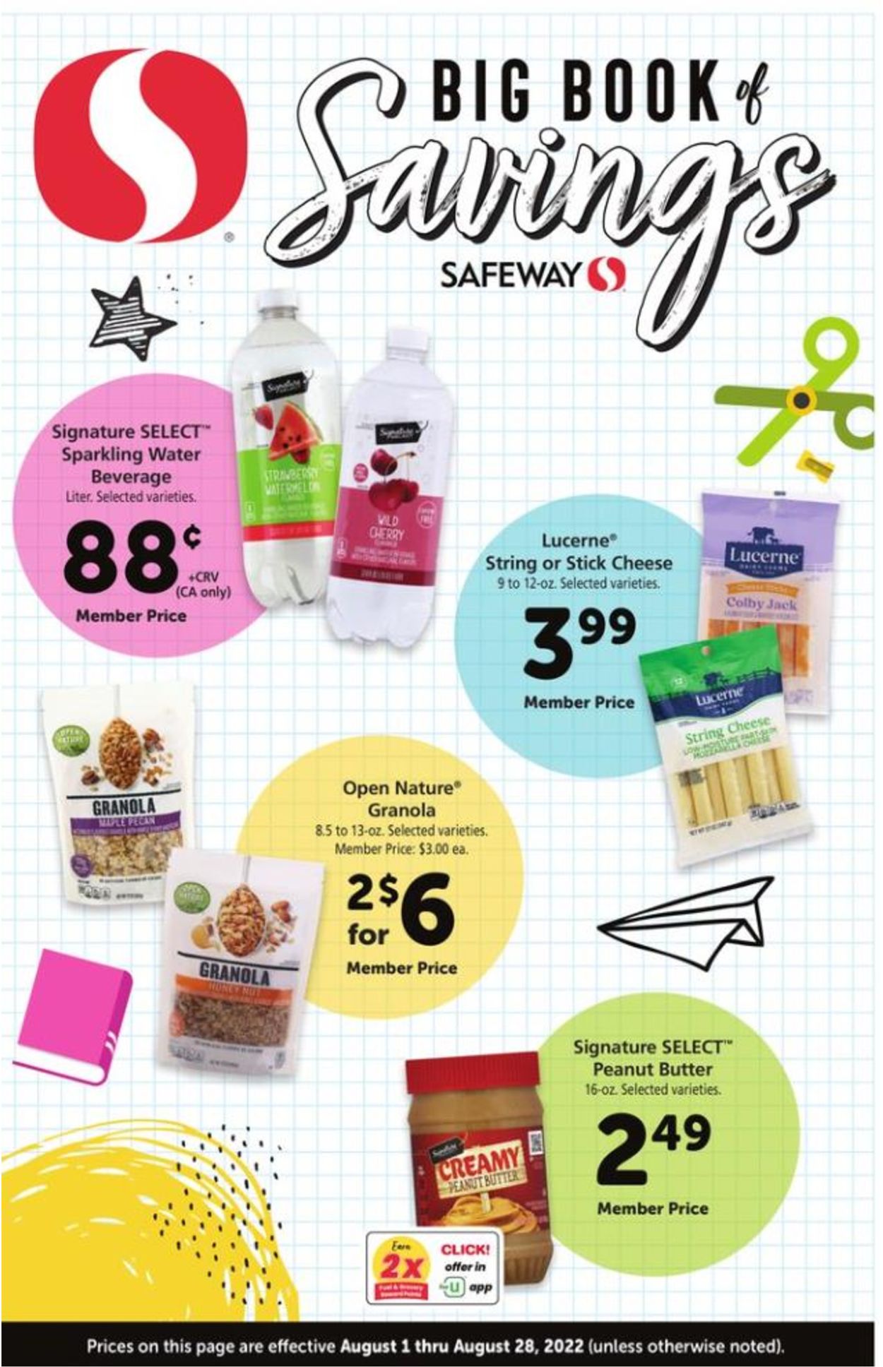 Safeway Weekly Ad Circular - valid 08/01-08/28/2022 (Page 20)