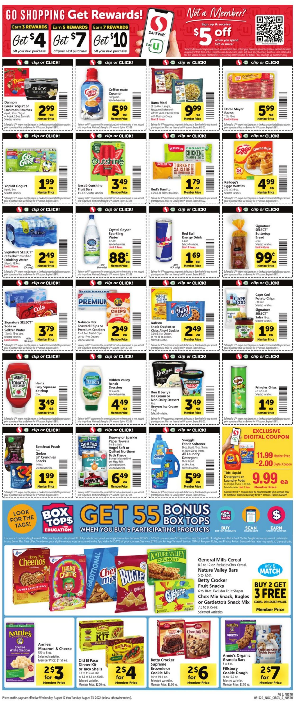 Safeway Weekly Ad Circular - valid 08/17-08/23/2022 (Page 3)