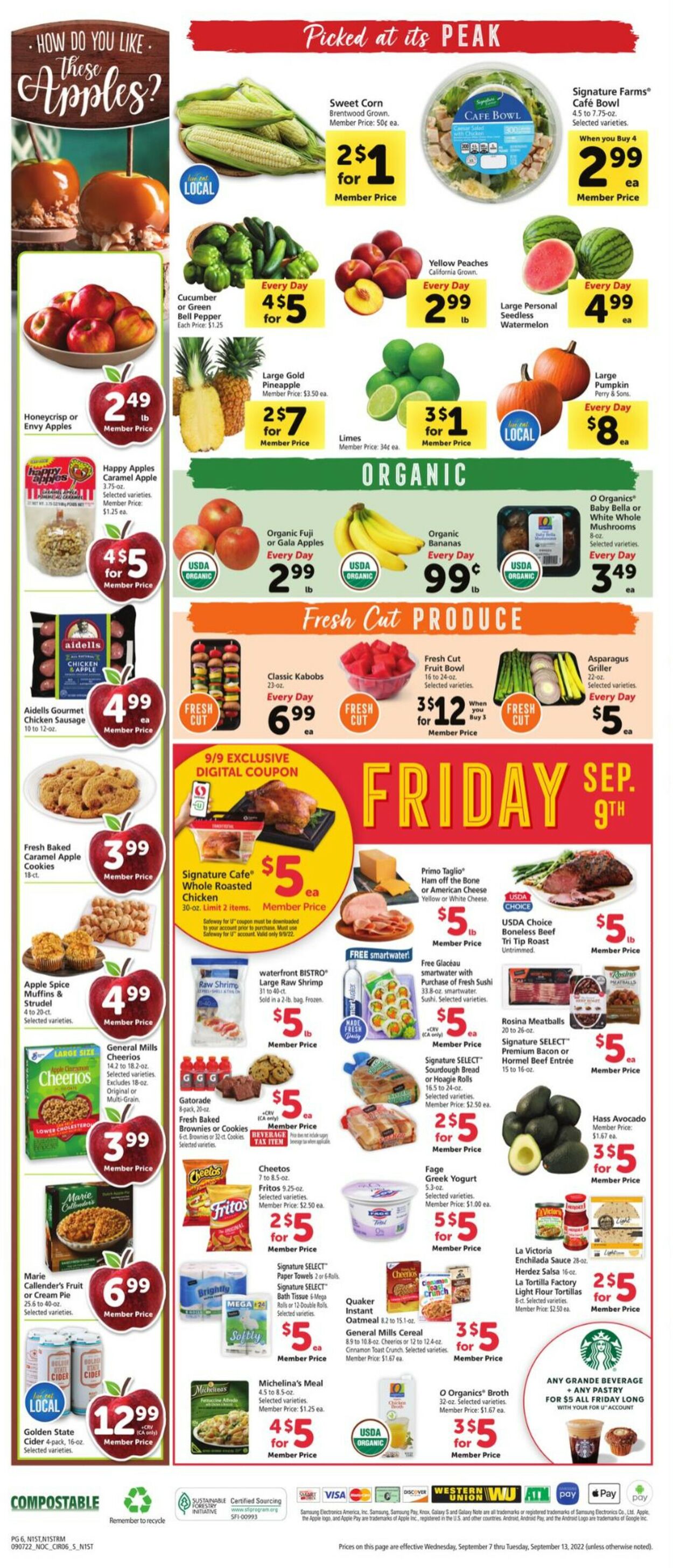 Safeway Weekly Ad Circular - valid 09/07-09/13/2022 (Page 6)