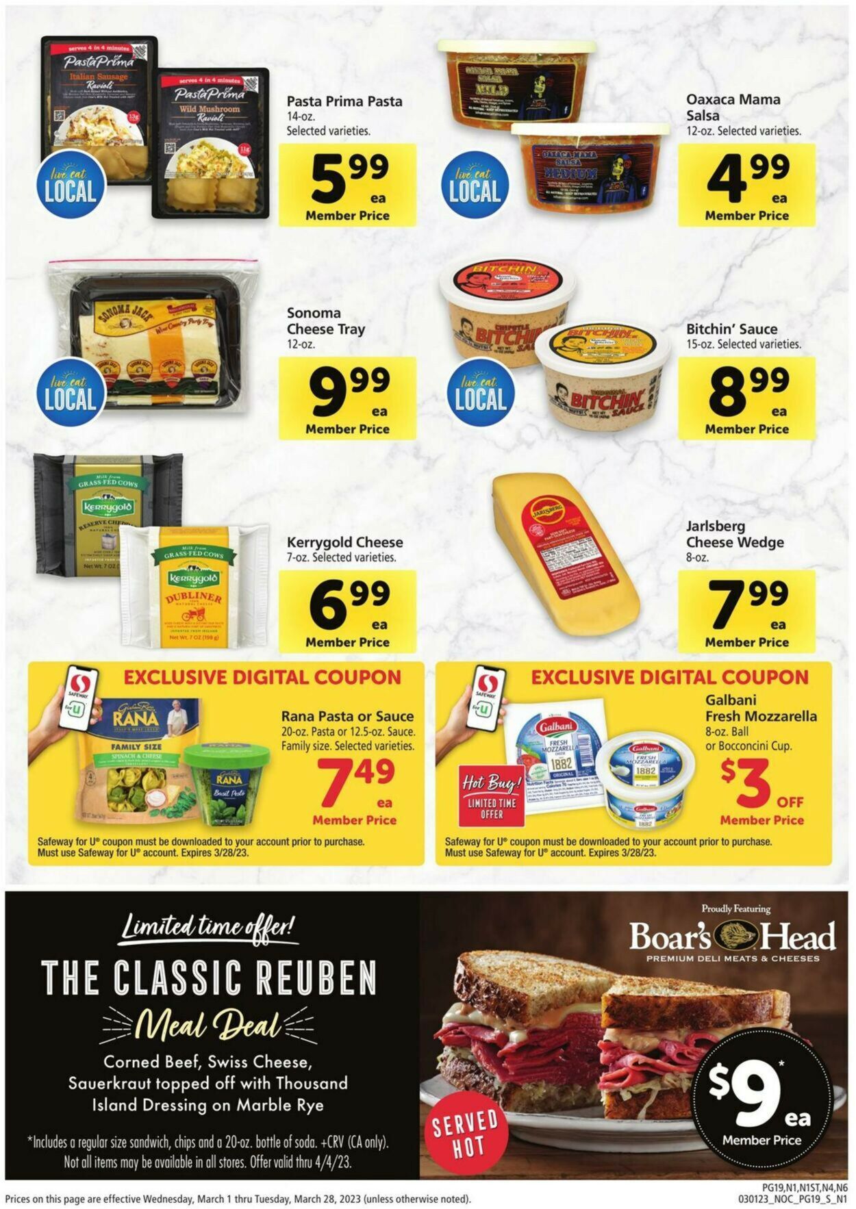 Safeway Weekly Ad Circular - valid 03/01-03/28/2023 (Page 19)