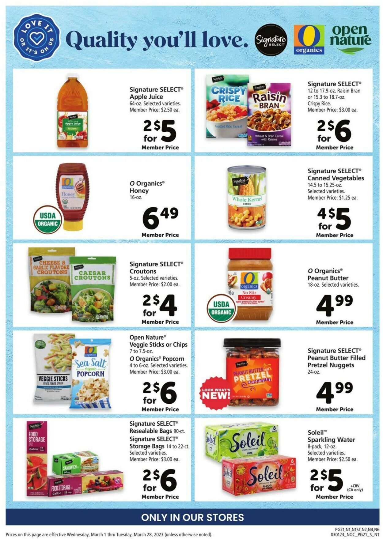 Safeway Weekly Ad Circular - valid 03/01-03/28/2023 (Page 21)