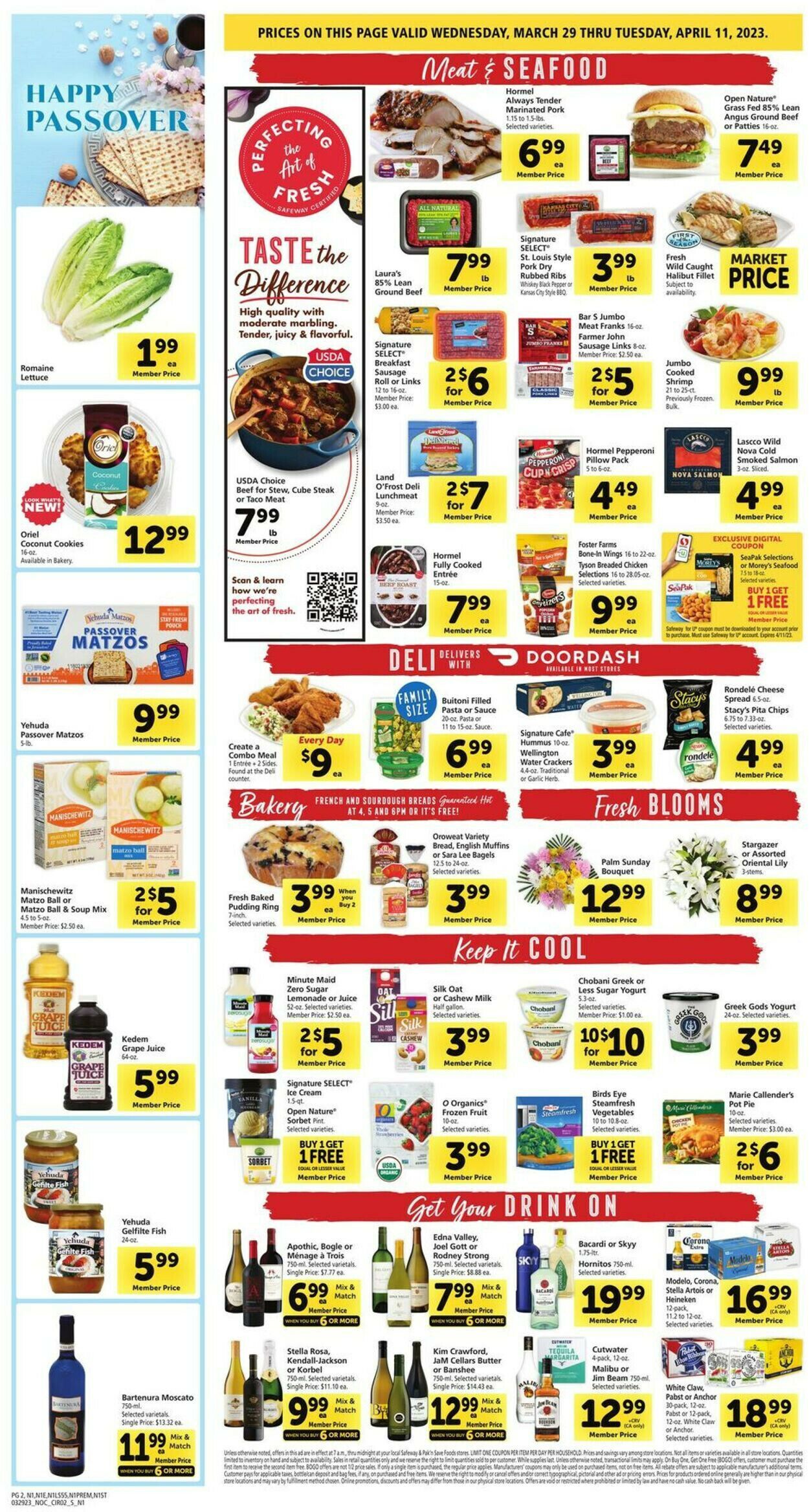 Safeway Weekly Ad Circular - valid 03/29-04/04/2023 (Page 2)
