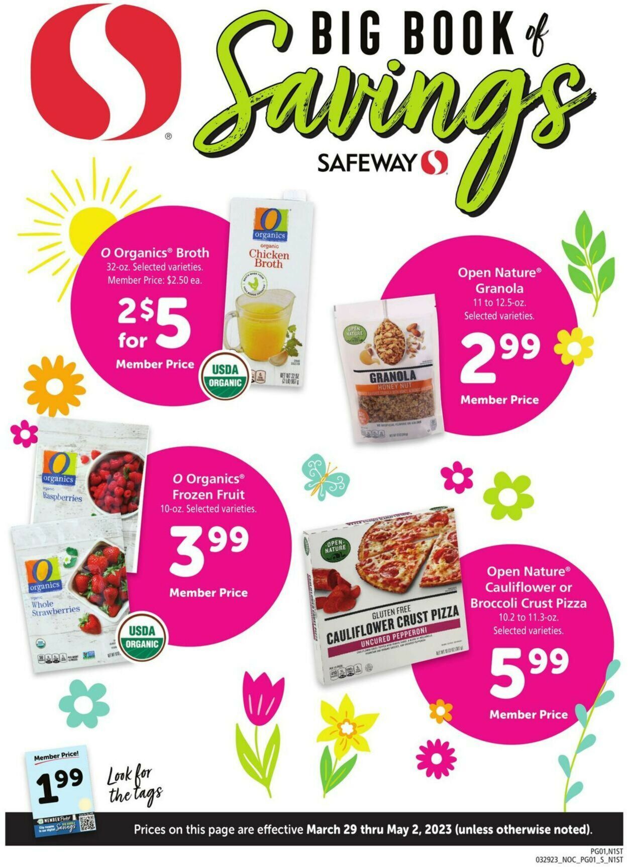 Safeway Weekly Ad Circular - valid 03/29-05/02/2023