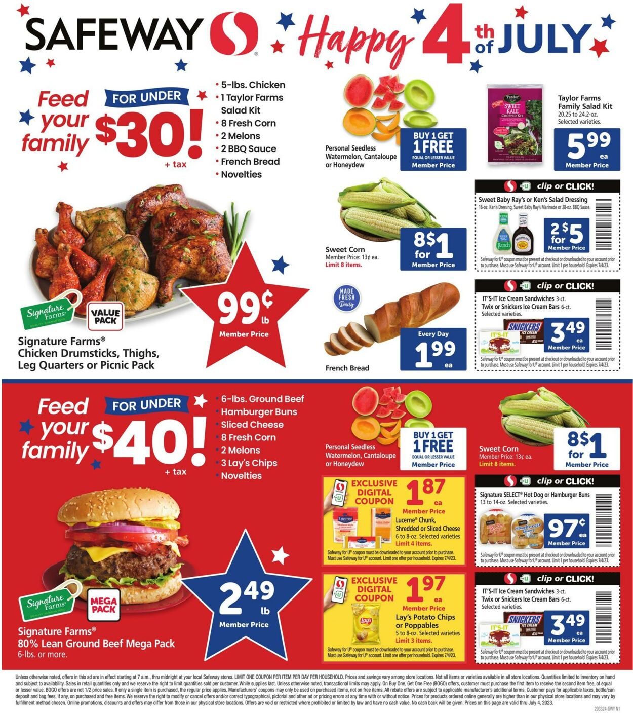 Safeway Weekly Ad Circular - valid 06/28-07/04/2023