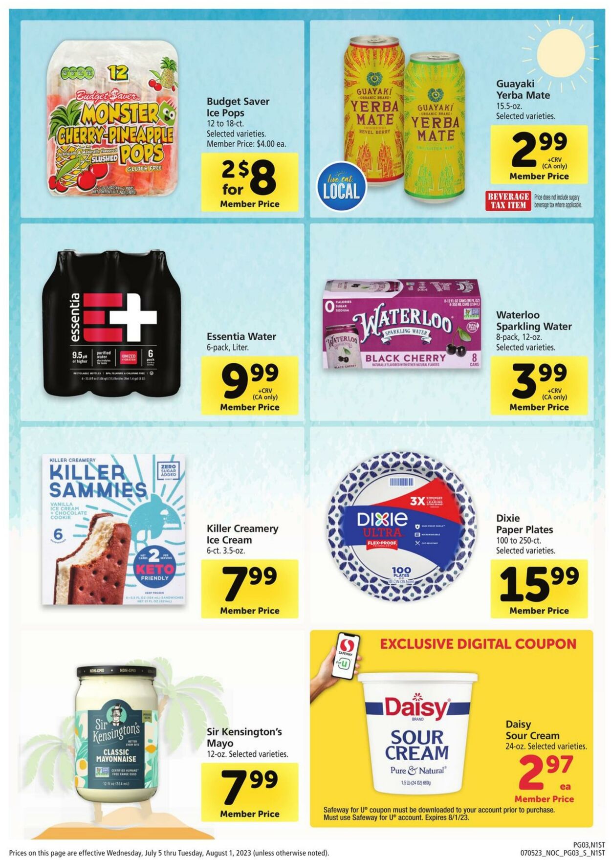Safeway Weekly Ad Circular - valid 07/05-08/01/2023 (Page 3)