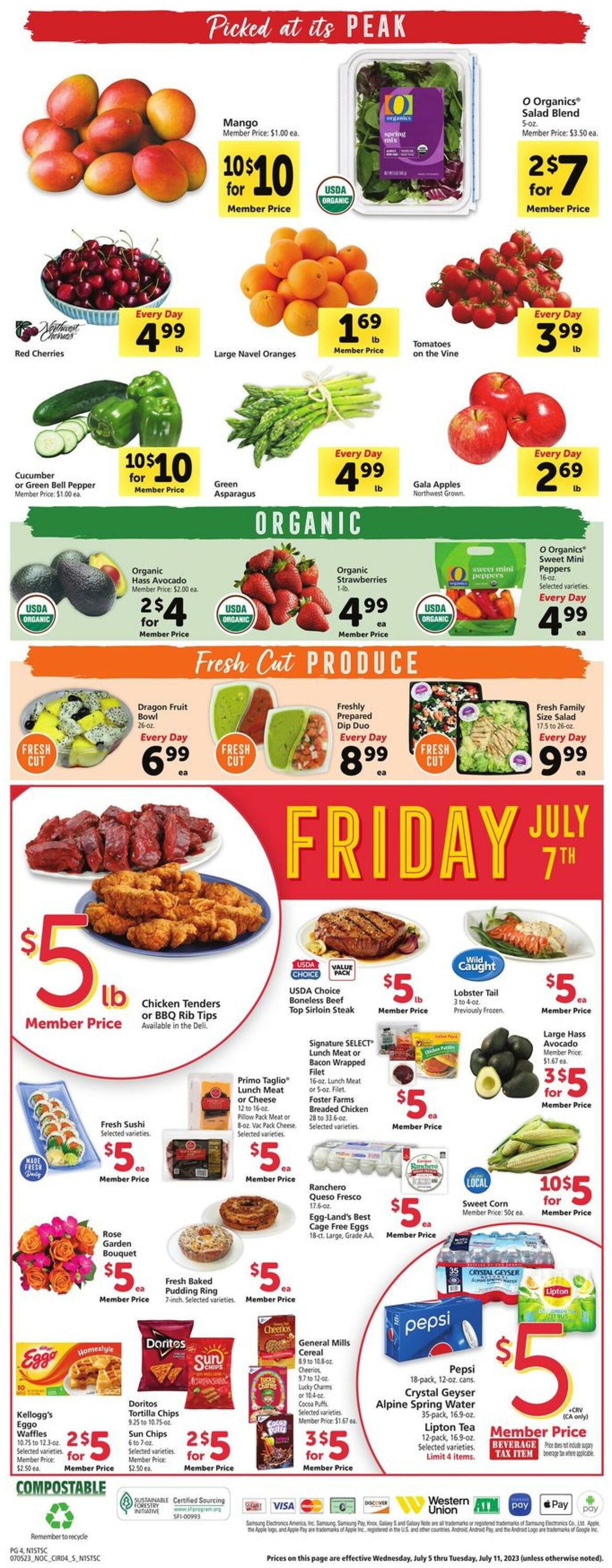 Safeway Weekly Ad Circular - valid 07/05-07/11/2023 (Page 4)