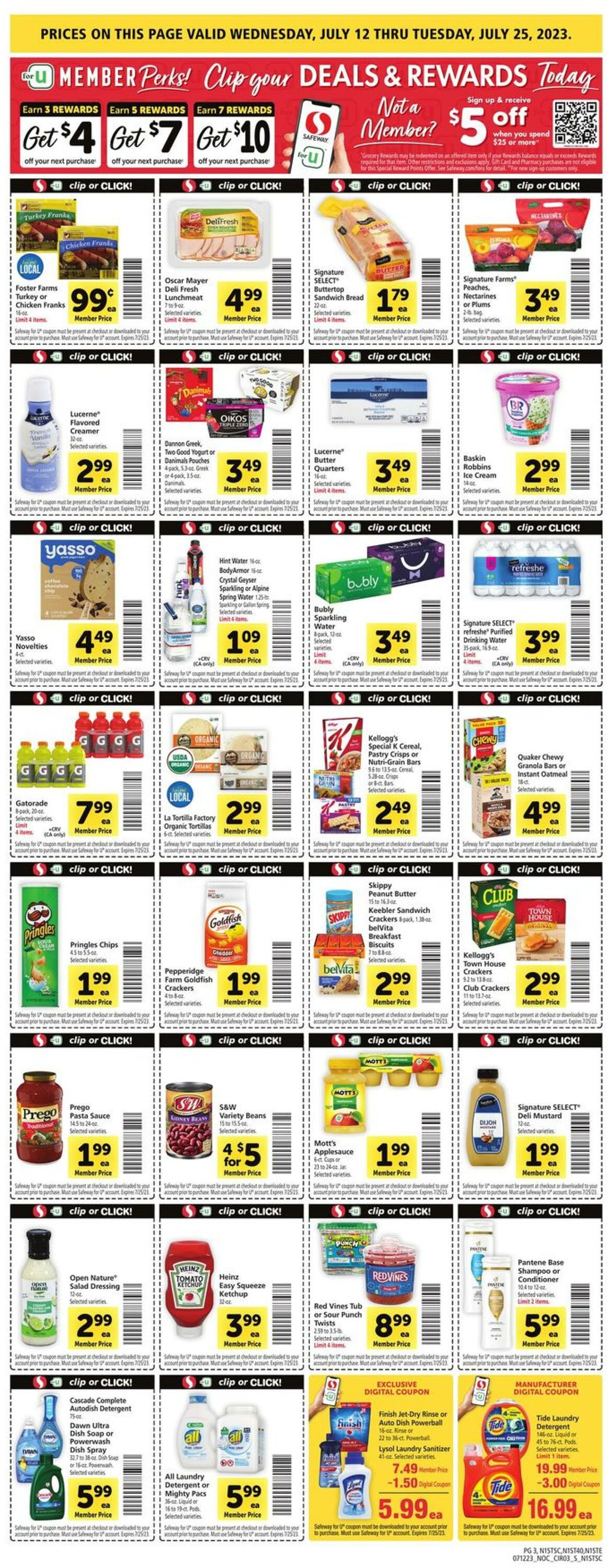 Safeway Weekly Ad Circular - valid 07/12-07/18/2023 (Page 3)