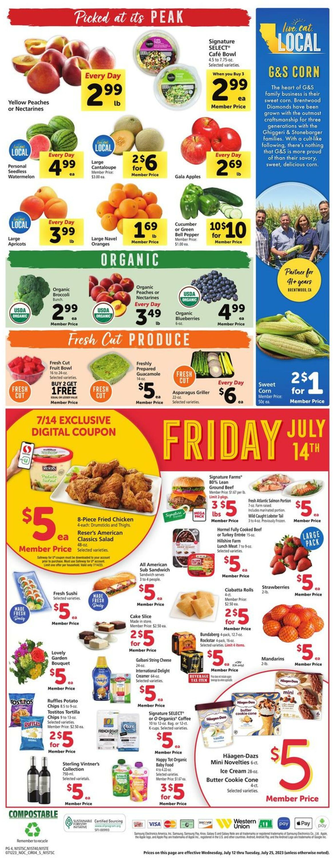 Safeway Weekly Ad Circular - valid 07/12-07/18/2023 (Page 4)