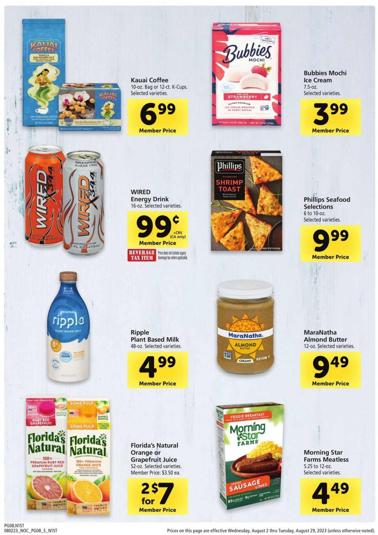 Safeway Weekly Ad Circular - valid 08/02-08/29/2023 (Page 8)