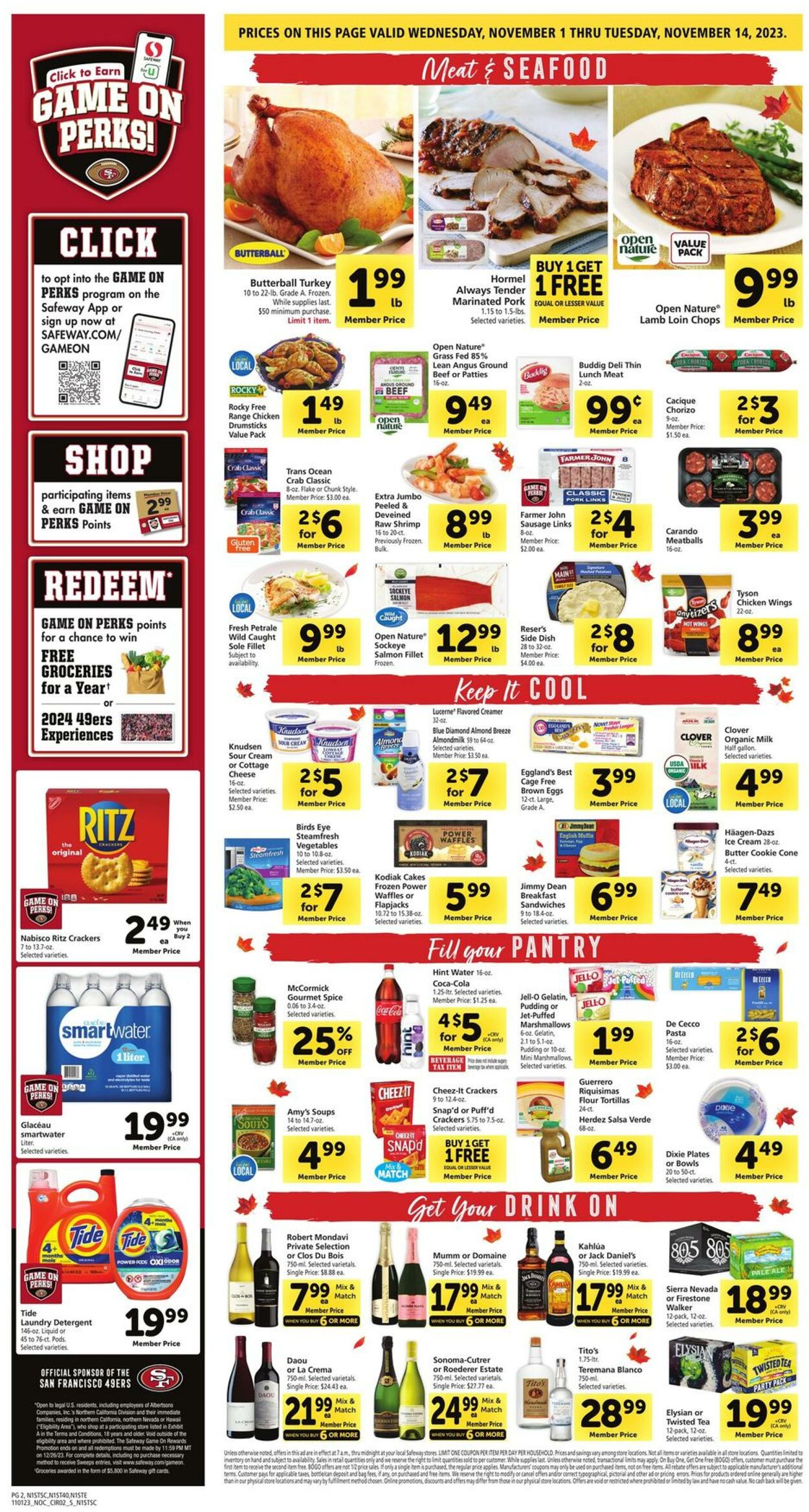 Safeway Weekly Ad Circular - valid 11/01-11/07/2023 (Page 2)
