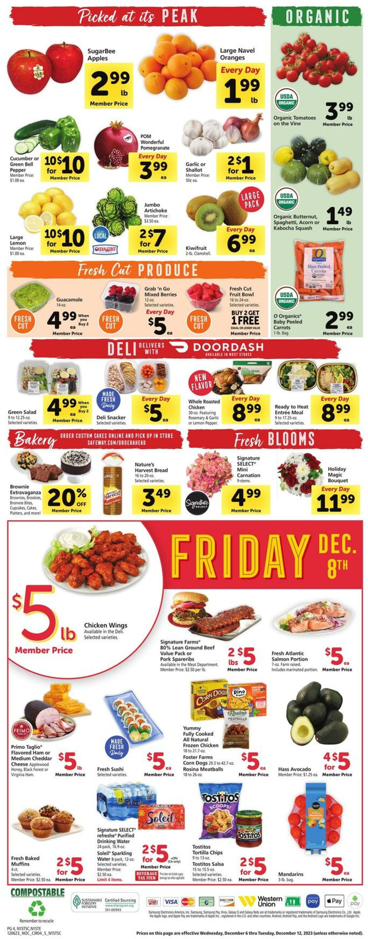 Safeway Weekly Ad Circular - valid 12/06-12/12/2023 (Page 4)