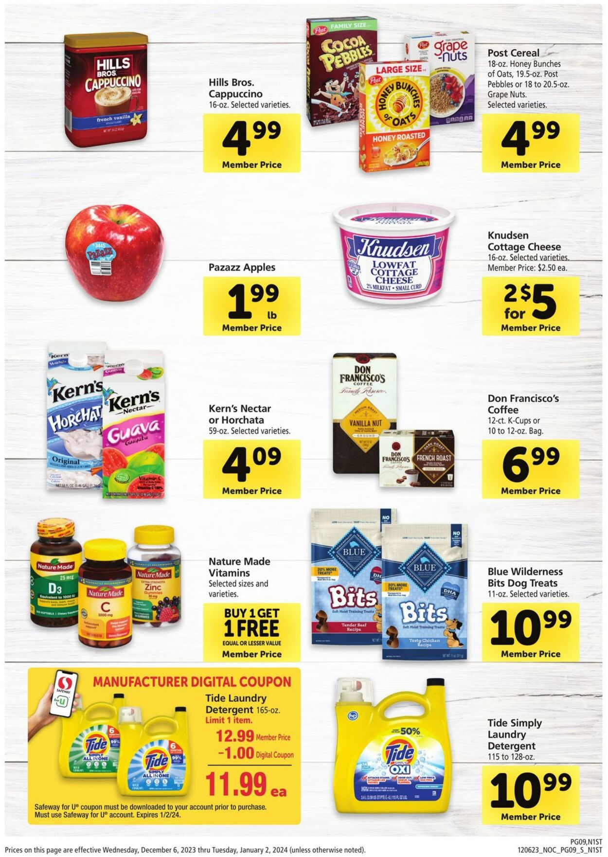 Safeway Weekly Ad Circular - valid 12/06-01/02/2024 (Page 9)