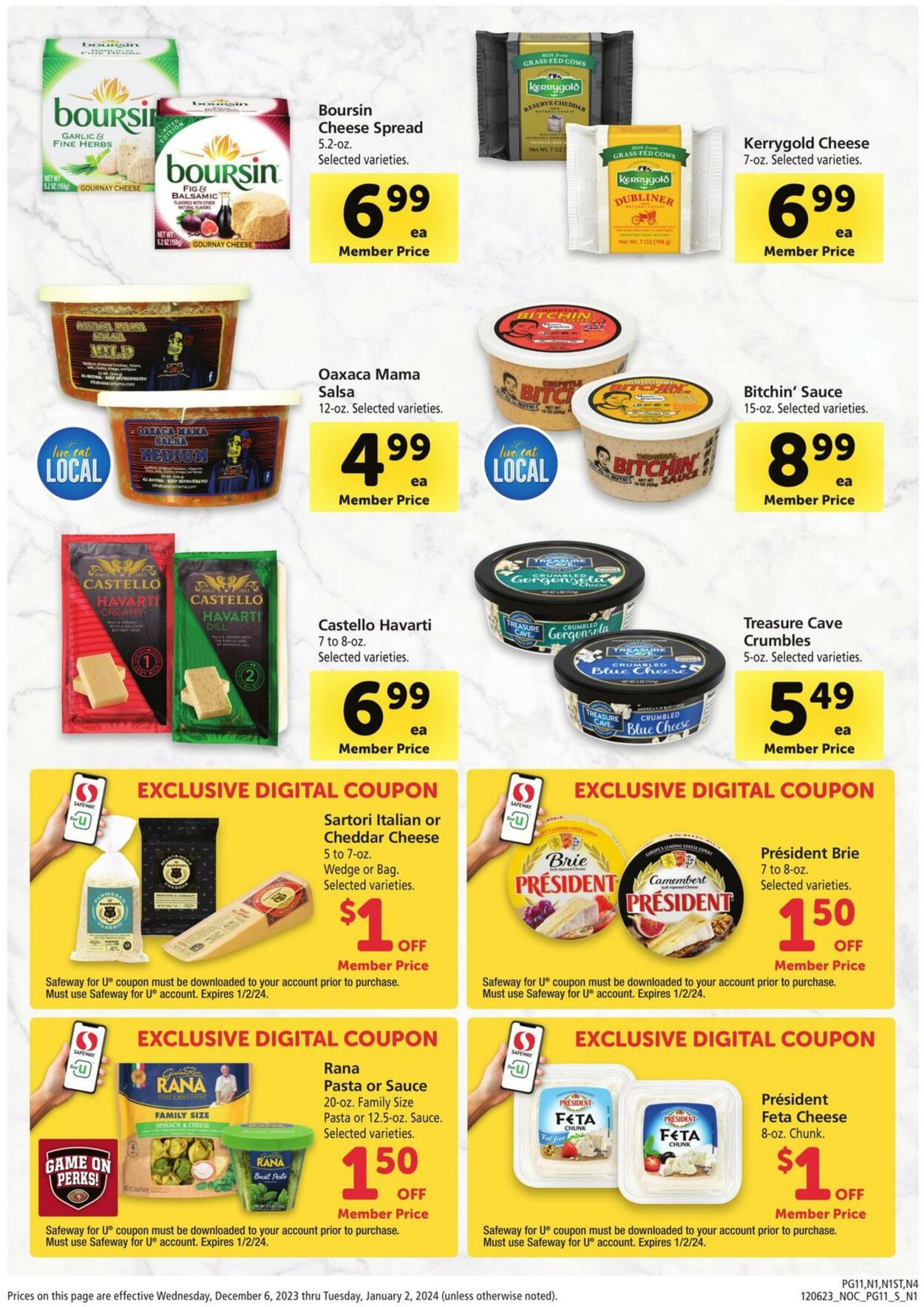 Safeway Weekly Ad Circular - valid 12/06-01/02/2024 (Page 11)