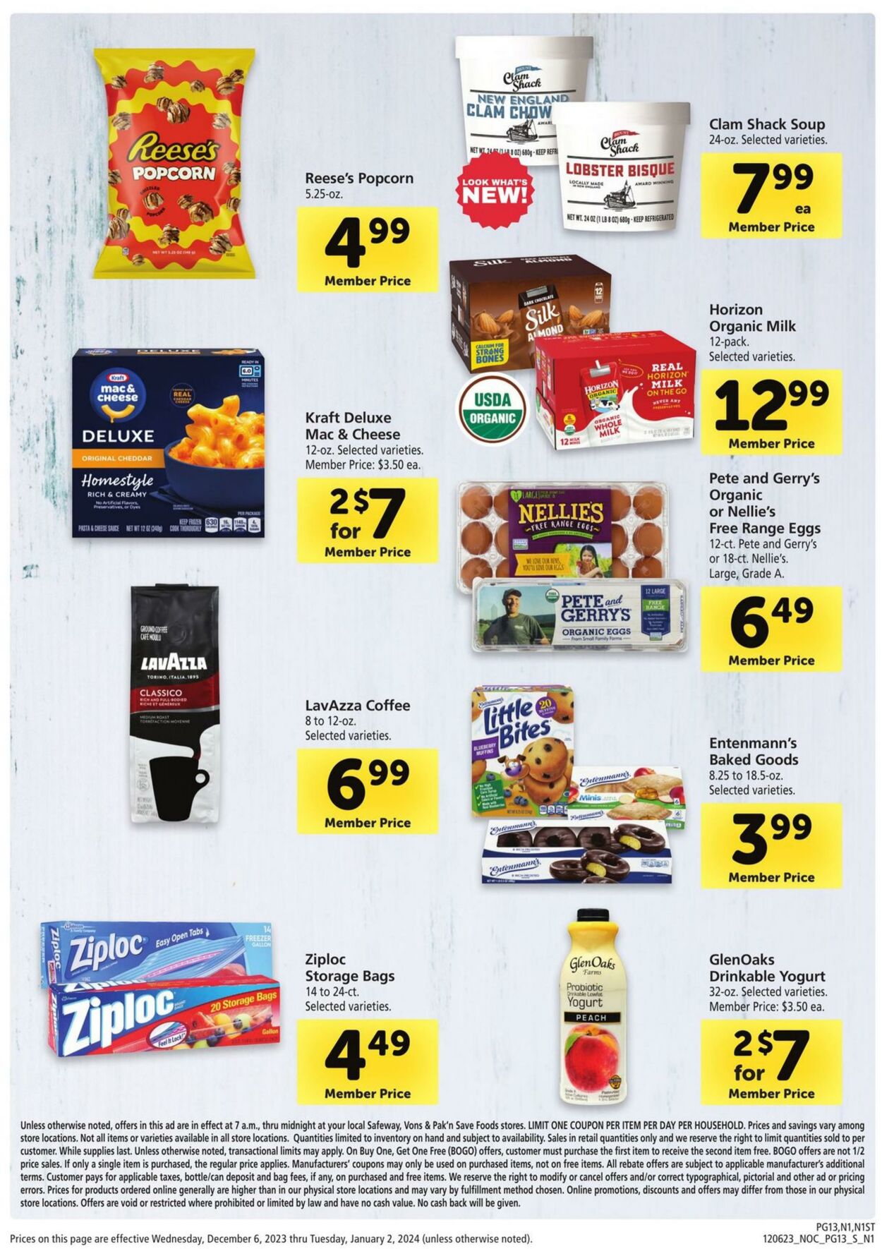 Safeway Weekly Ad Circular - valid 12/06-01/02/2024 (Page 13)