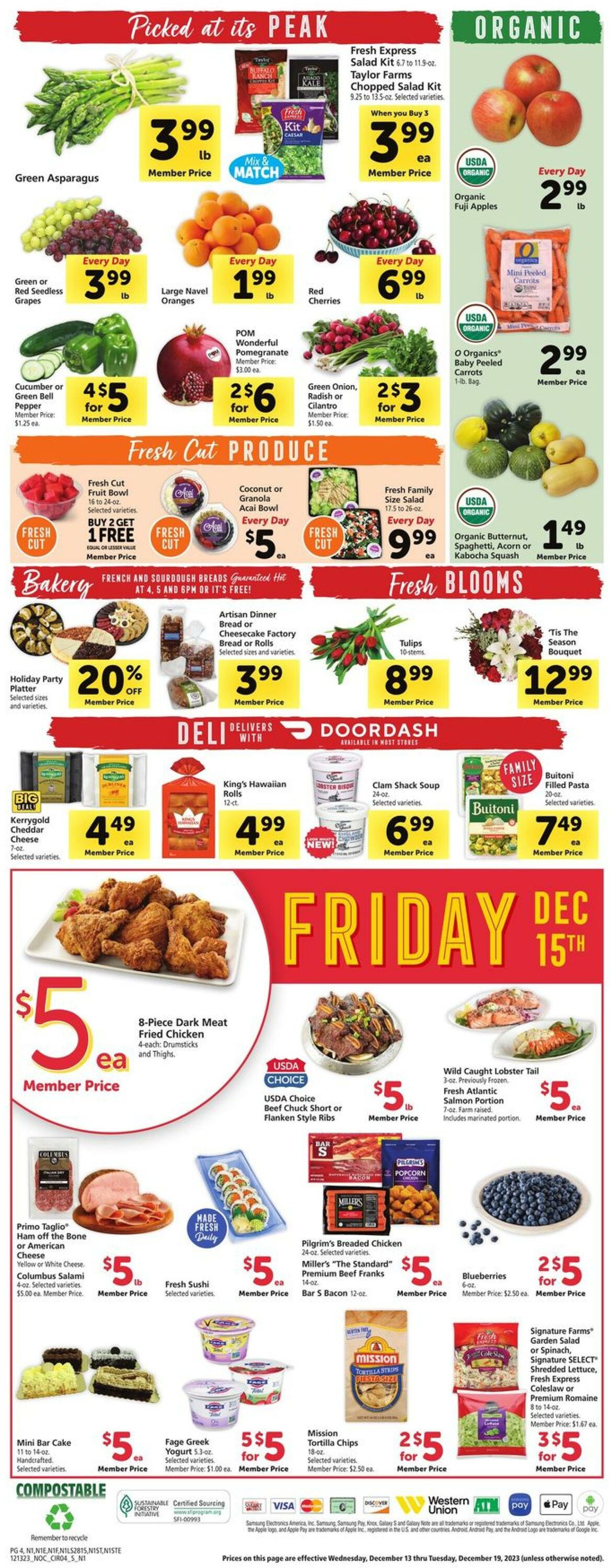 Safeway Weekly Ad Circular - valid 12/13-12/19/2023 (Page 4)