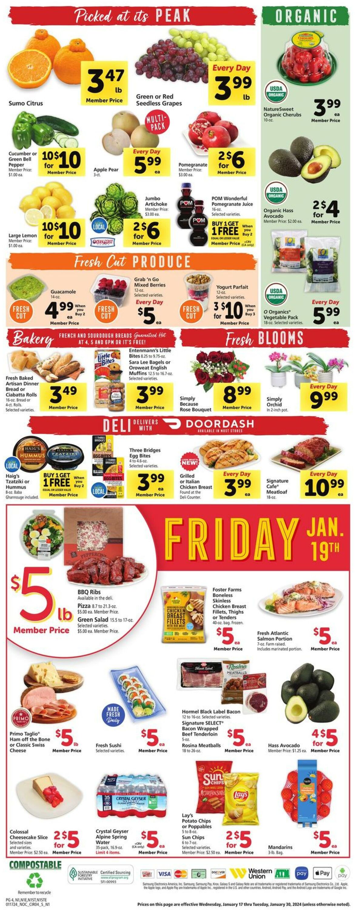 Safeway Weekly Ad Circular - valid 01/17-01/23/2024 (Page 4)