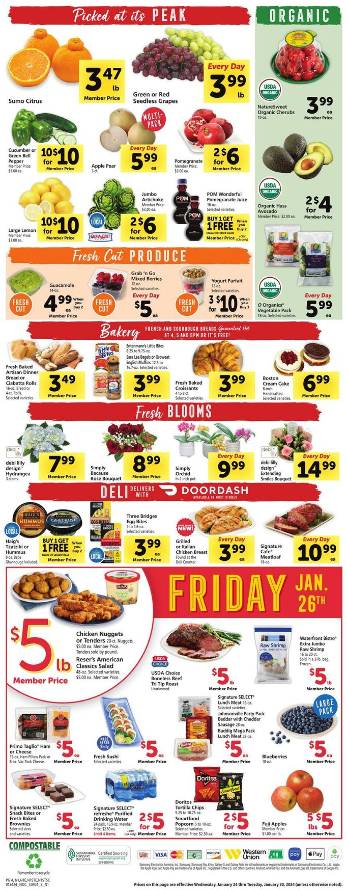 Safeway Weekly Ad Circular - valid 01/24-01/30/2024 (Page 4)