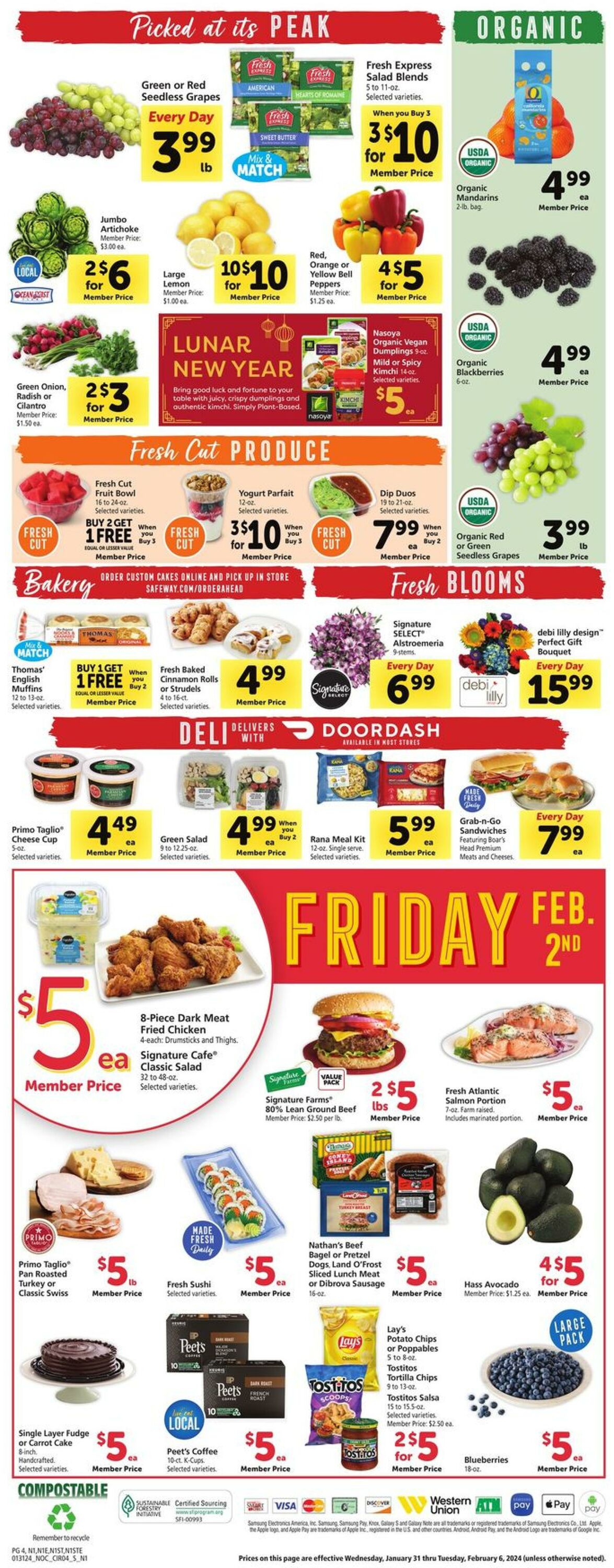 Safeway Weekly Ad Circular - valid 01/31-02/06/2024 (Page 4)