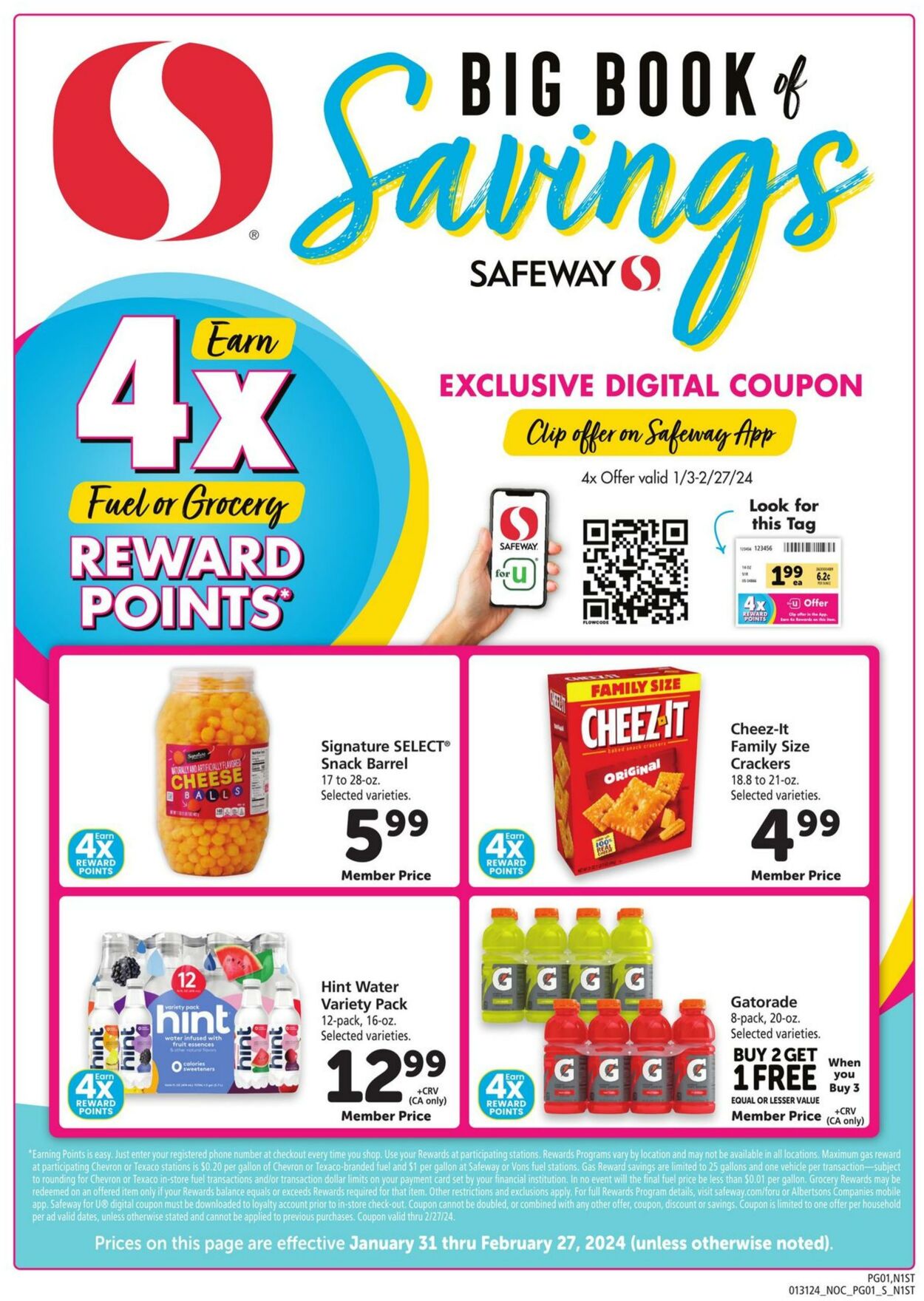 Safeway Weekly Ad Circular - valid 01/31-02/27/2024