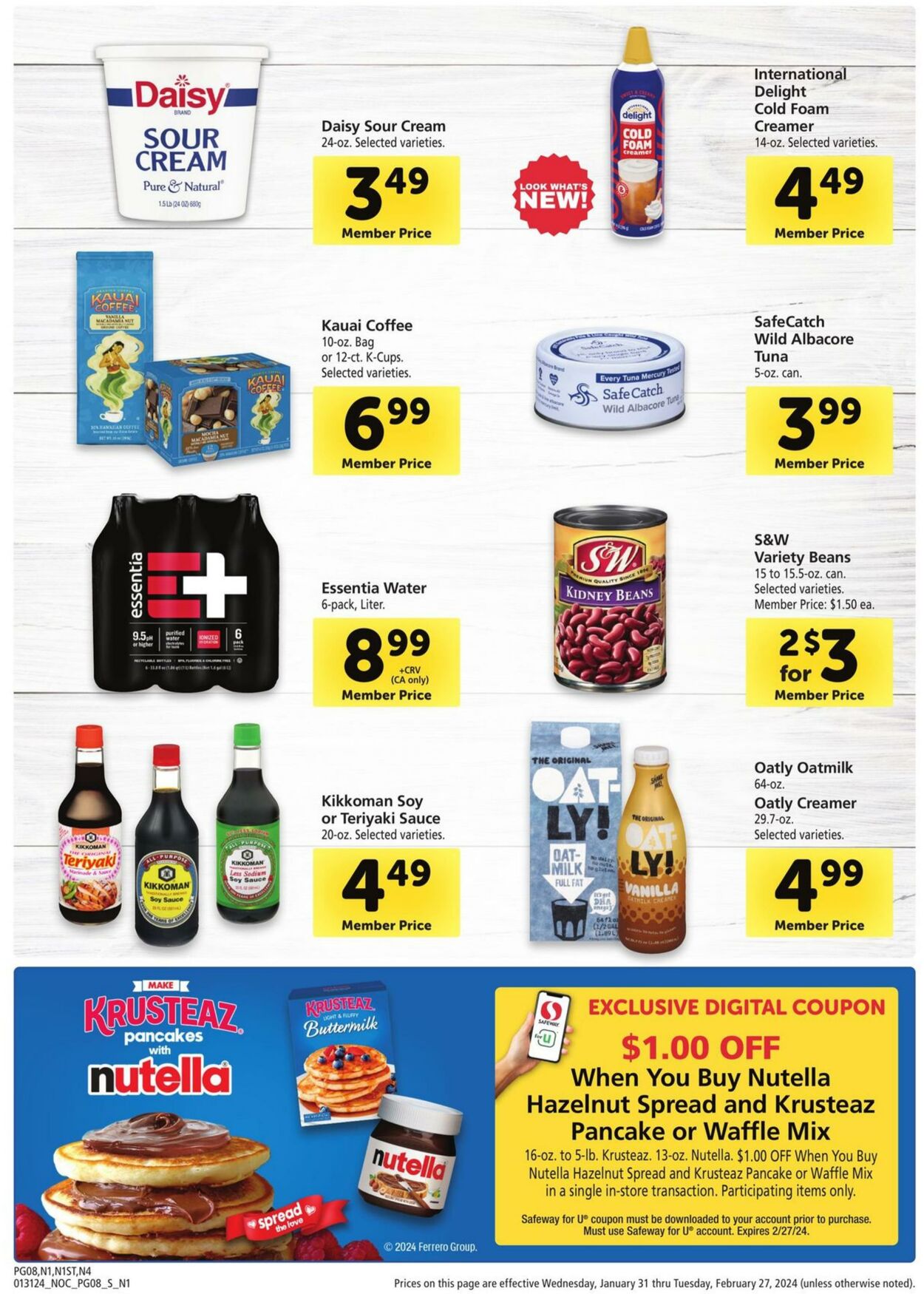 Safeway Weekly Ad Circular - valid 01/31-02/27/2024 (Page 8)