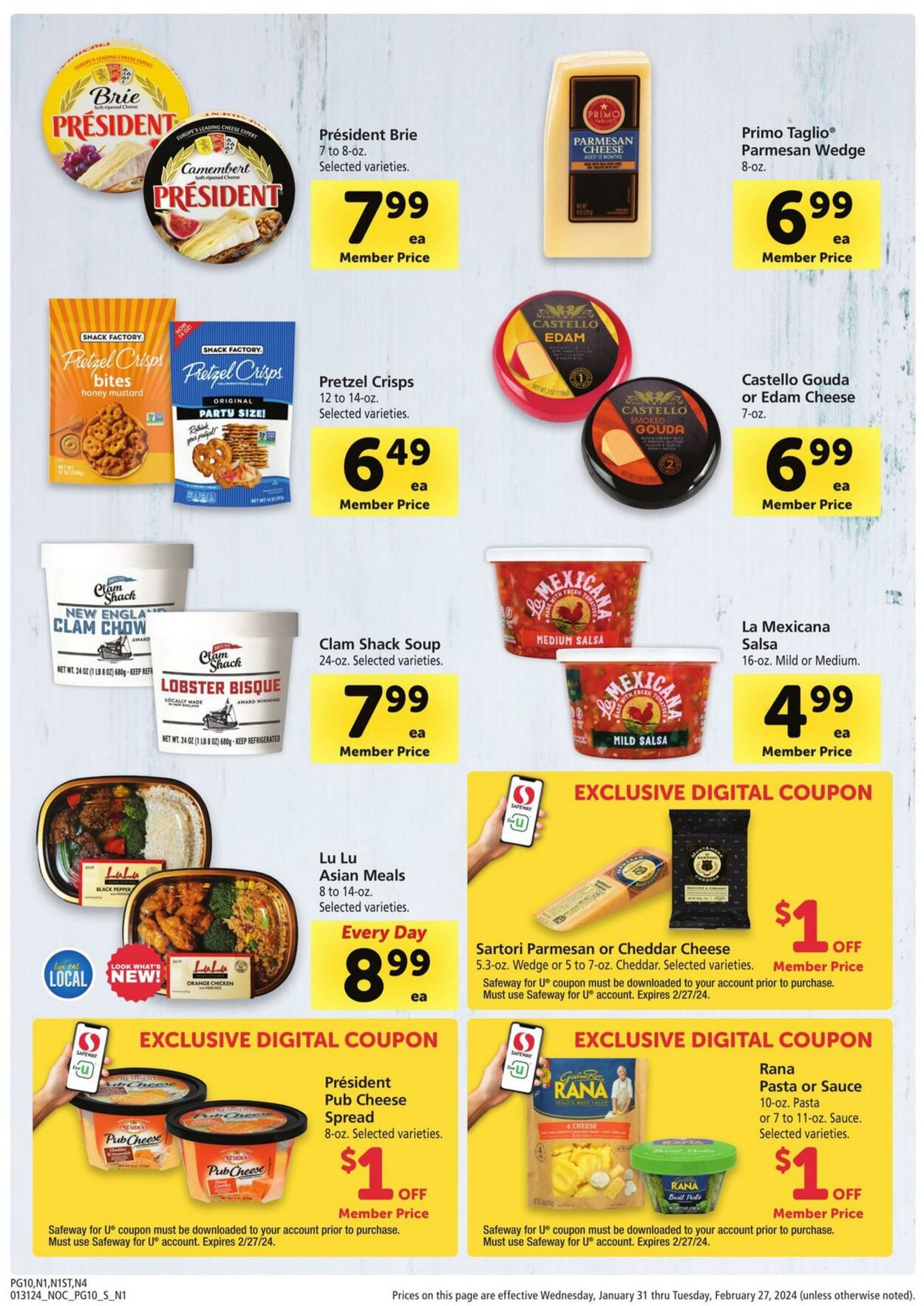 Safeway Weekly Ad Circular - valid 01/31-02/27/2024 (Page 10)