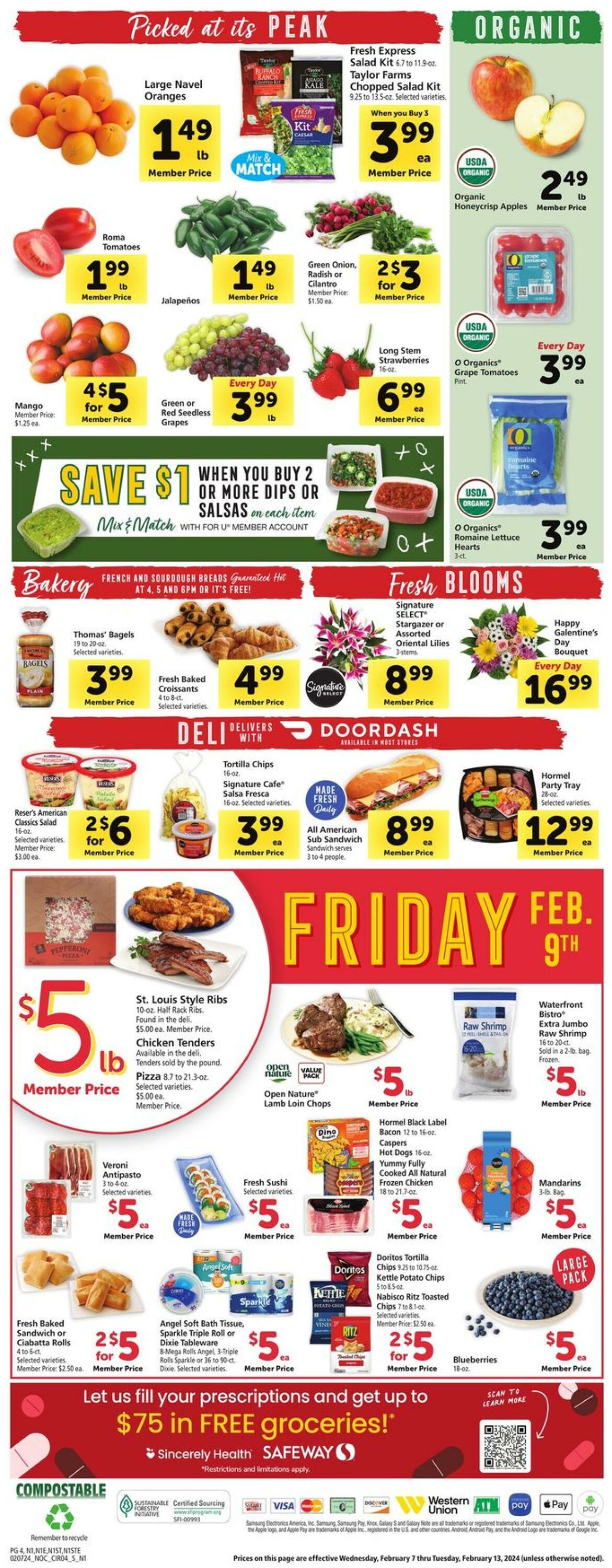 Safeway Weekly Ad Circular - valid 02/07-02/13/2024 (Page 6)