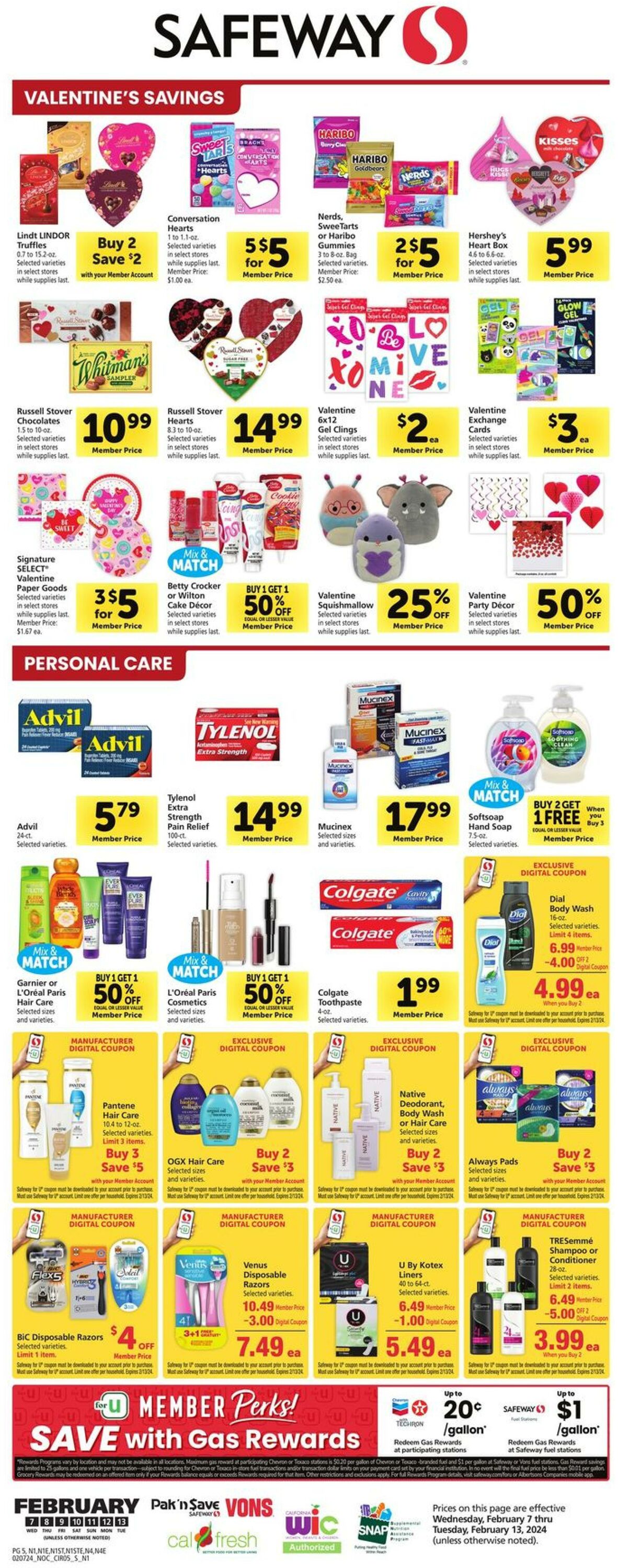 Safeway Weekly Ad Circular - valid 02/07-02/13/2024 (Page 7)