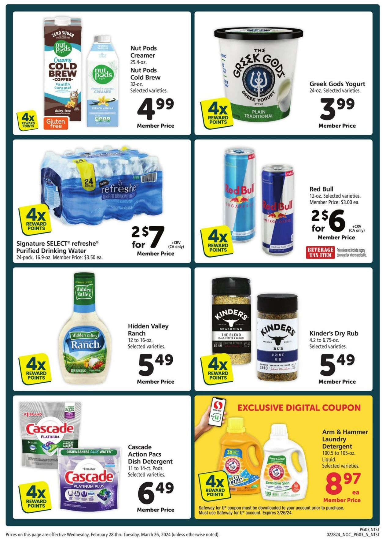 Safeway Weekly Ad Circular - valid 02/28-03/26/2024 (Page 3)