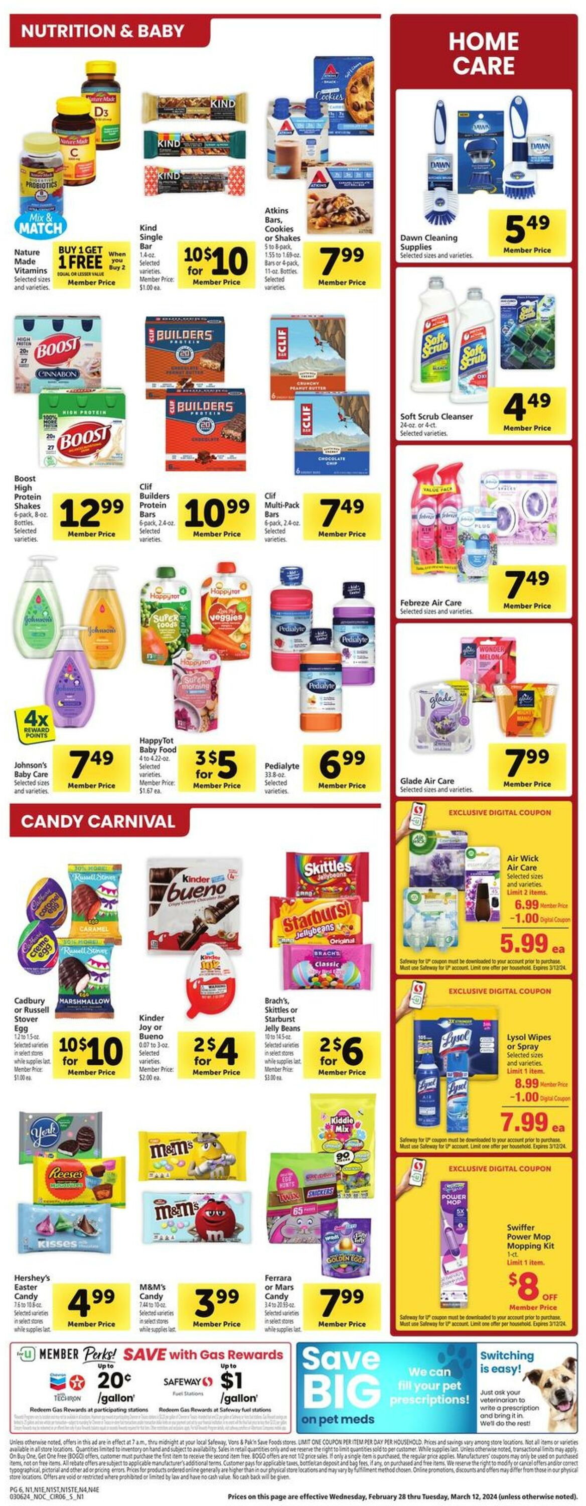 Safeway Weekly Ad Circular - valid 03/06-03/12/2024 (Page 6)