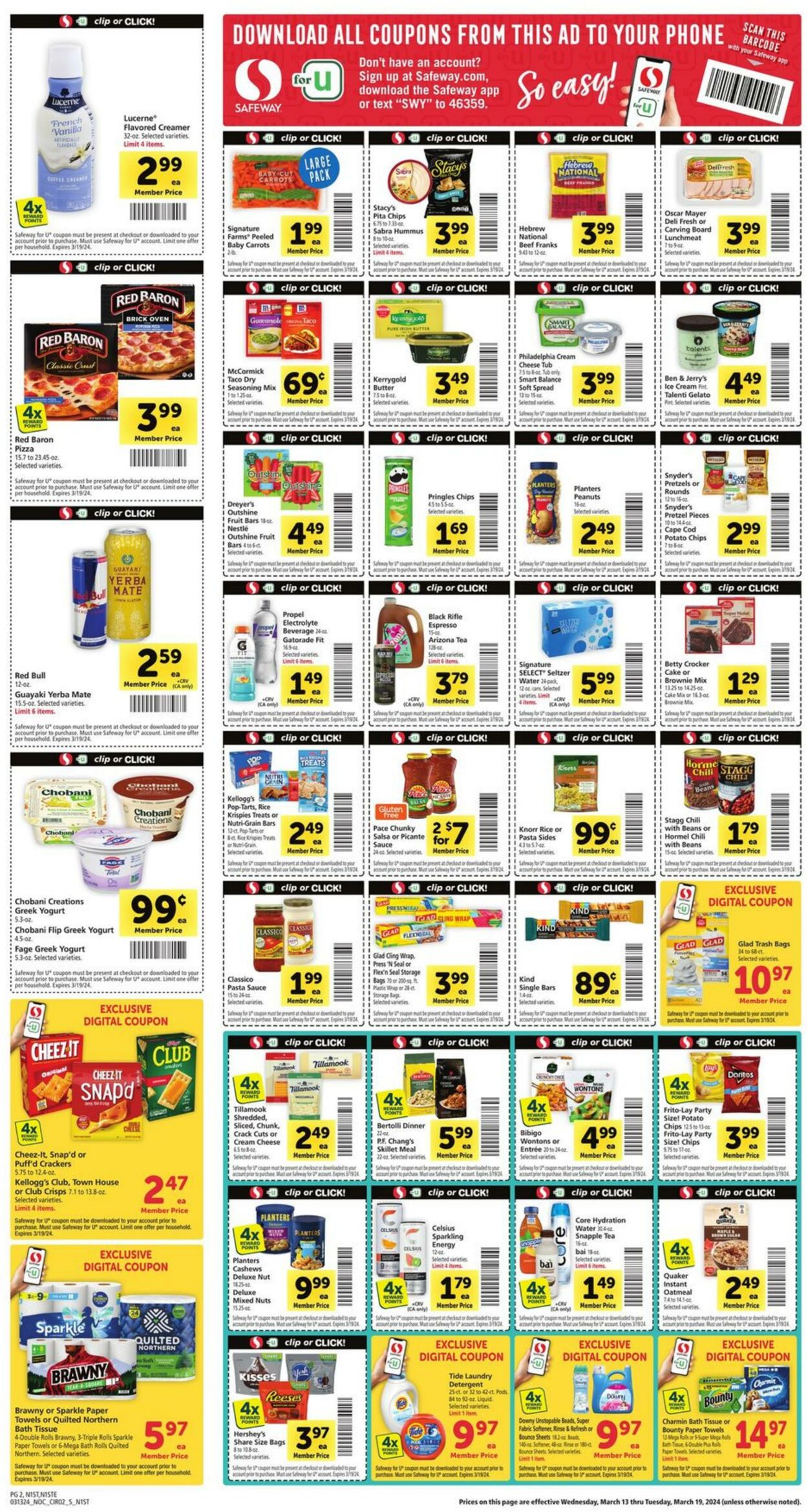 Safeway Weekly Ad Circular - valid 03/13-03/19/2024 (Page 2)