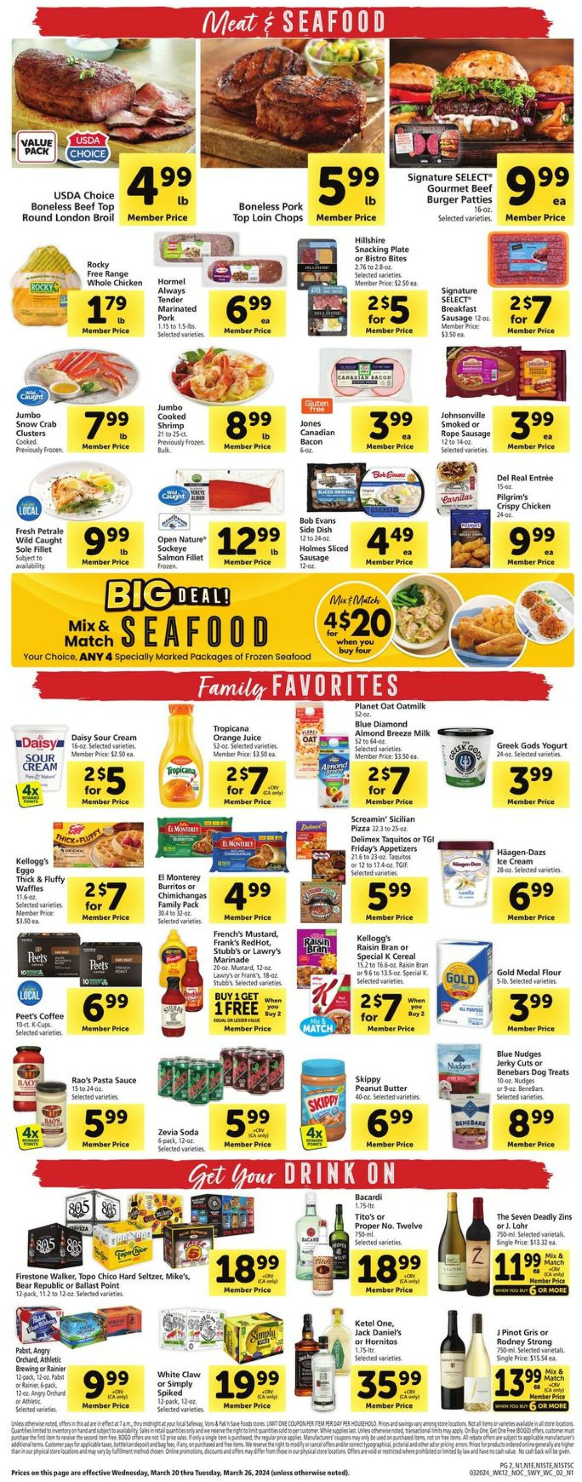 Safeway Weekly Ad Circular - valid 03/20-03/26/2024 (Page 2)