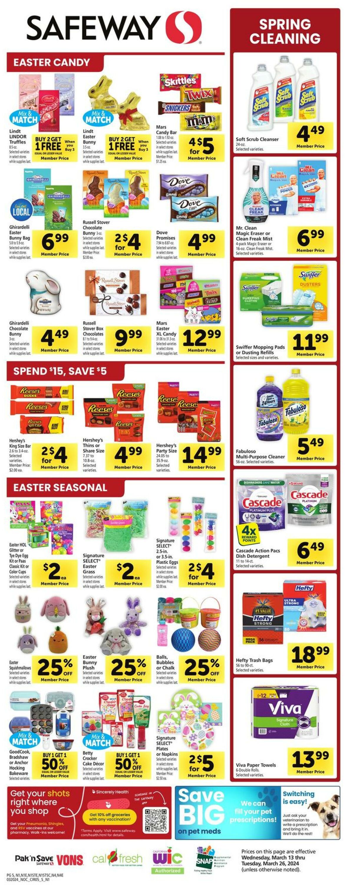 Safeway Weekly Ad Circular - valid 03/20-03/26/2024 (Page 5)