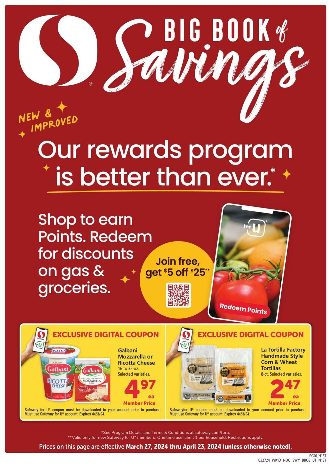 Safeway Weekly Ad Circular - valid 03/27-04/23/2024