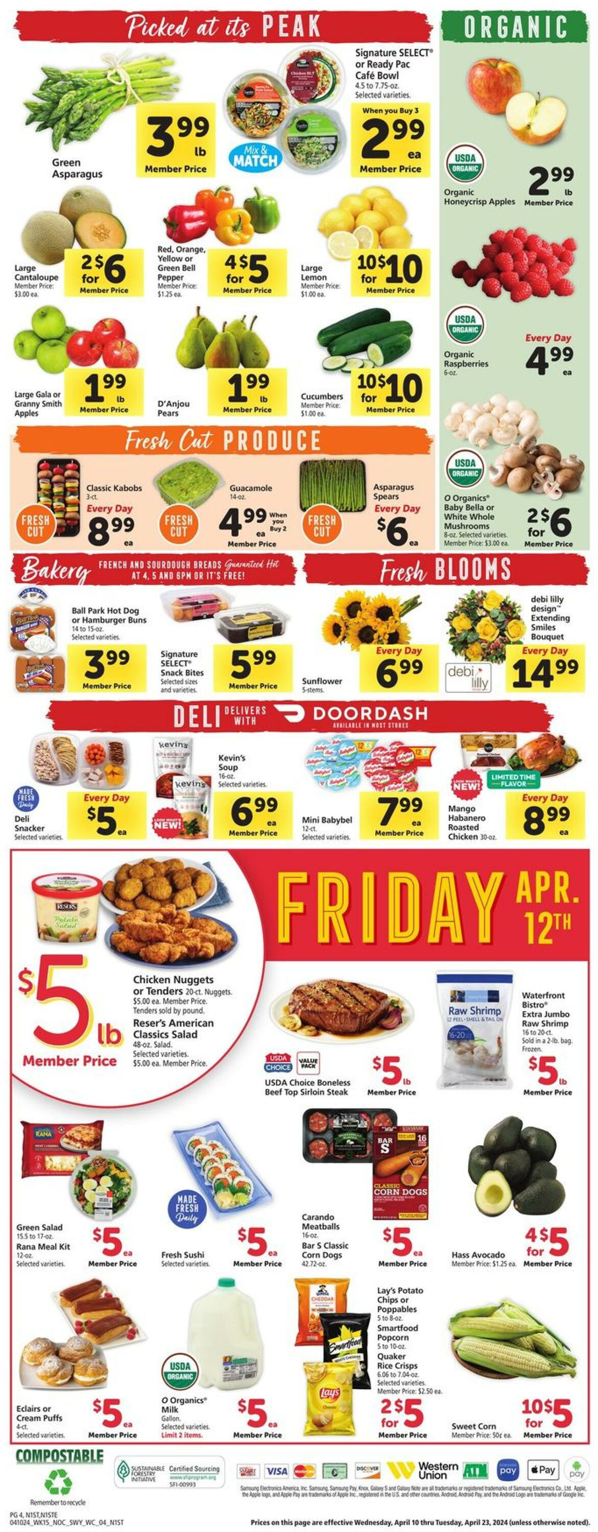 Safeway Weekly Ad Circular - valid 04/10-04/16/2024 (Page 4)