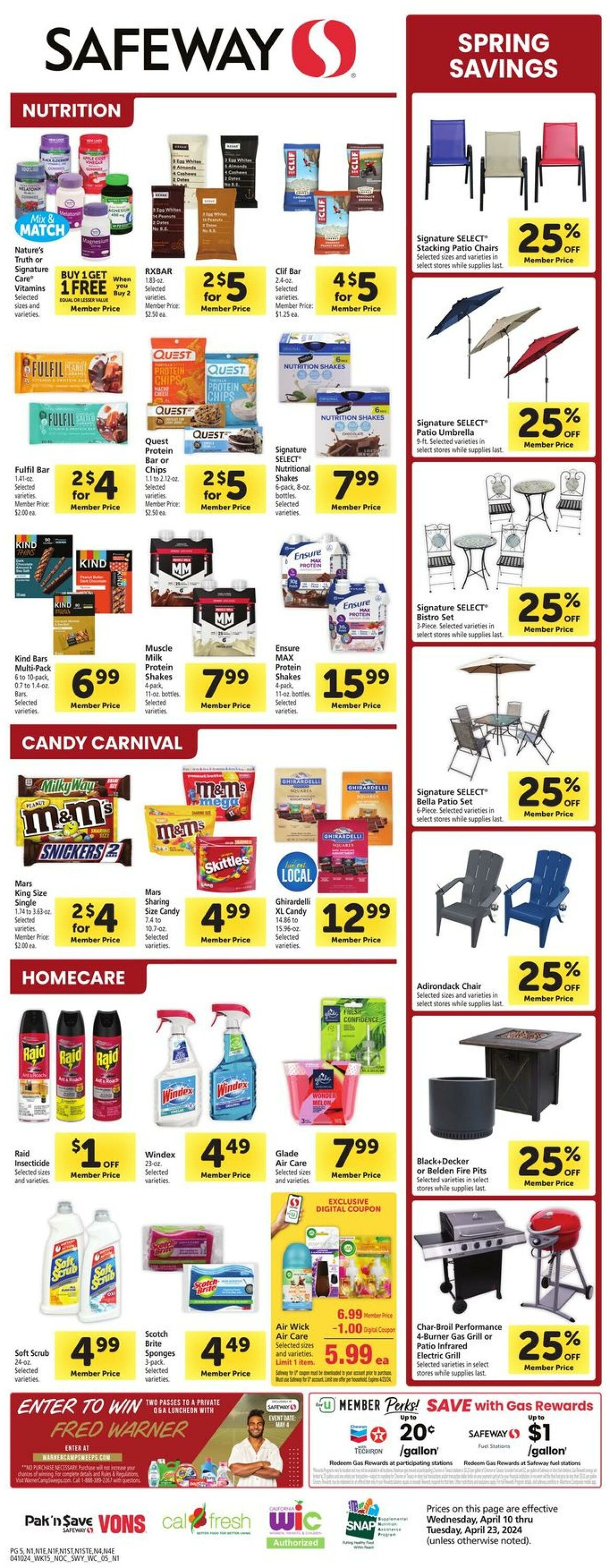 Safeway Weekly Ad Circular - valid 04/10-04/16/2024 (Page 5)