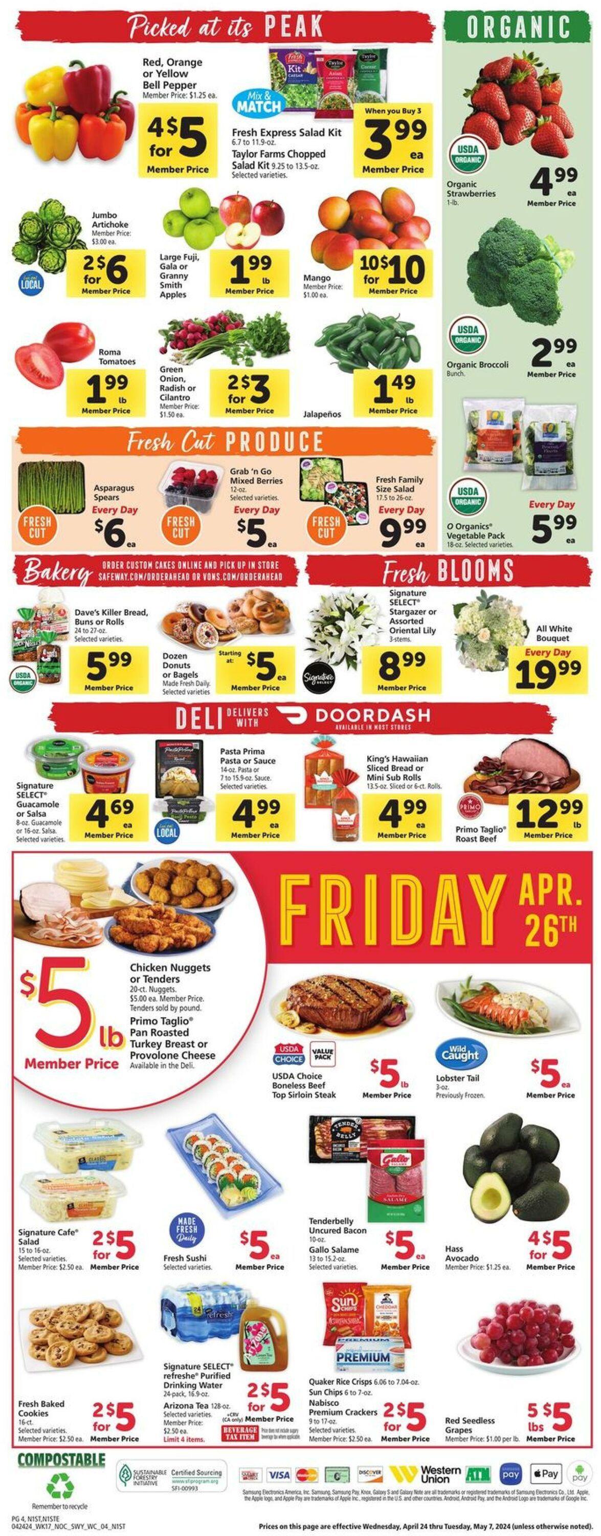 Safeway Weekly Ad Circular - valid 04/24-04/30/2024 (Page 4)