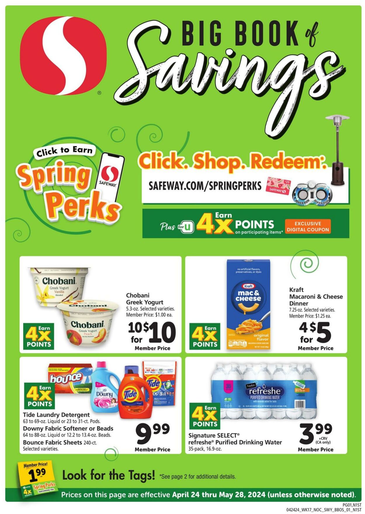 Safeway Weekly Ad Circular - valid 04/24-05/28/2024