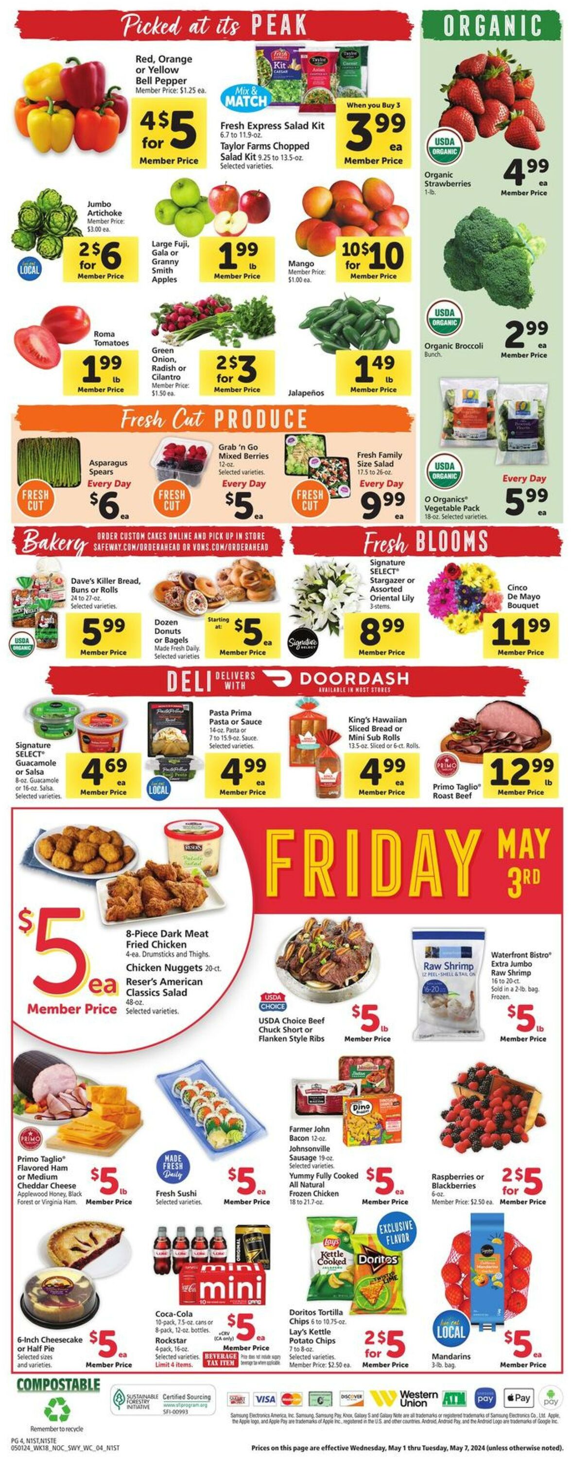 Safeway Weekly Ad Circular - valid 05/01-05/07/2024 (Page 4)