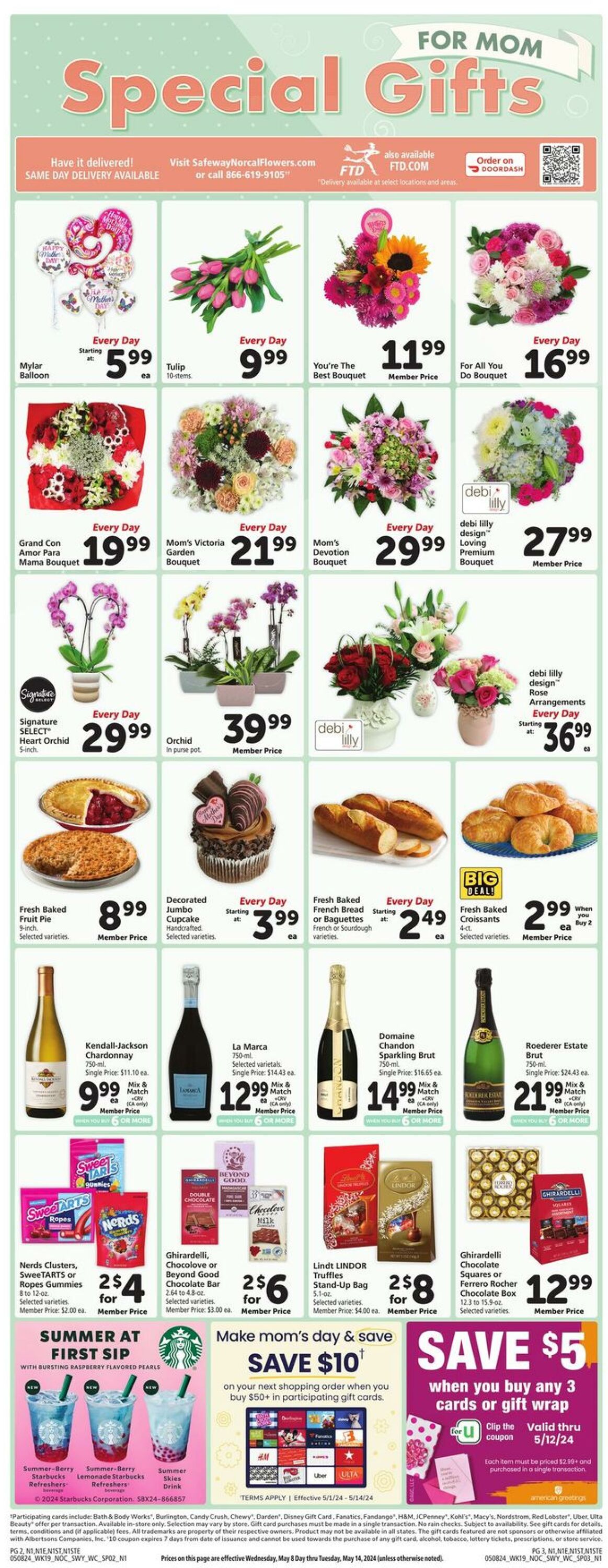 Safeway Weekly Ad Circular - valid 05/08-05/14/2024 (Page 2)
