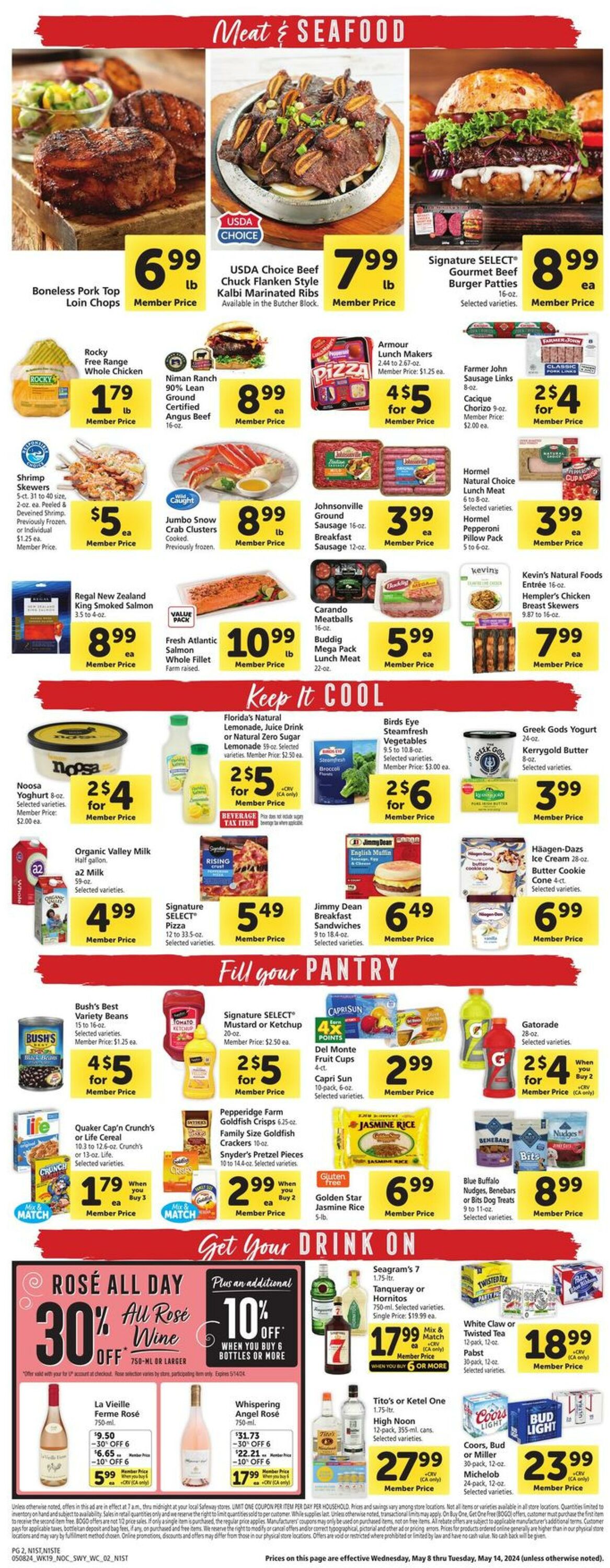 Safeway Weekly Ad Circular - valid 05/08-05/14/2024 (Page 4)