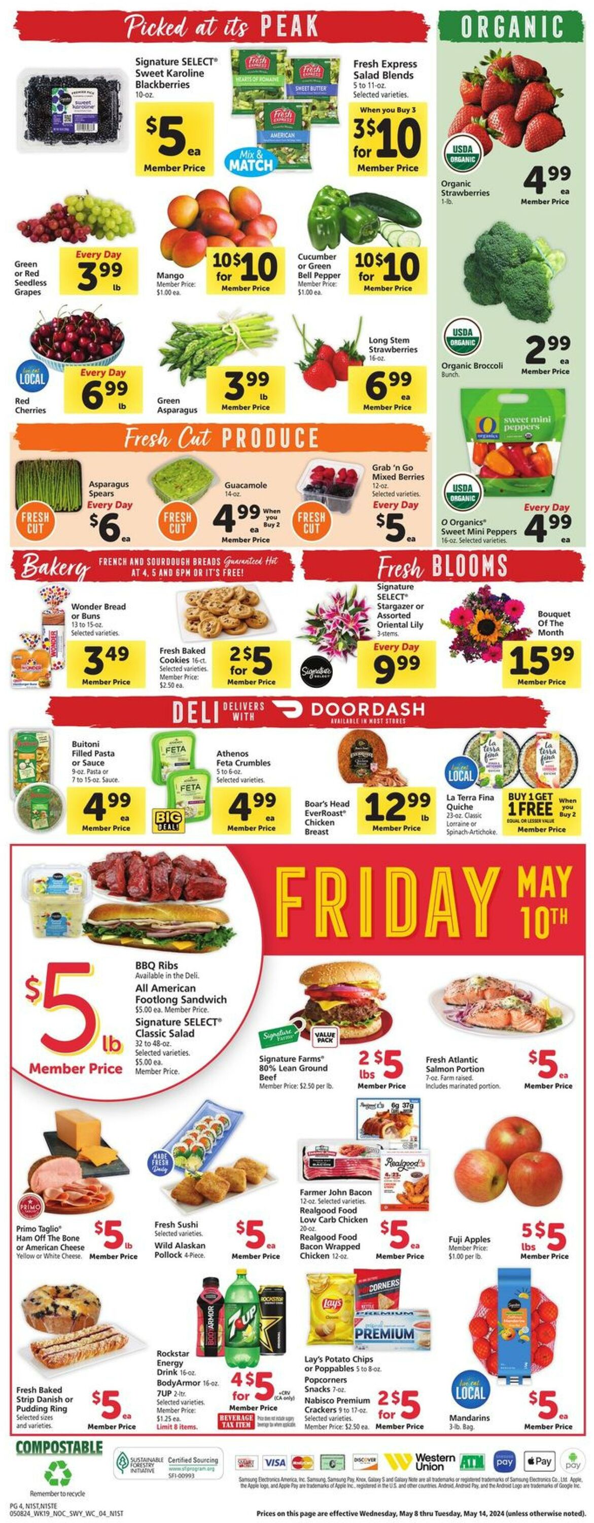 Safeway Weekly Ad Circular - valid 05/08-05/14/2024 (Page 6)