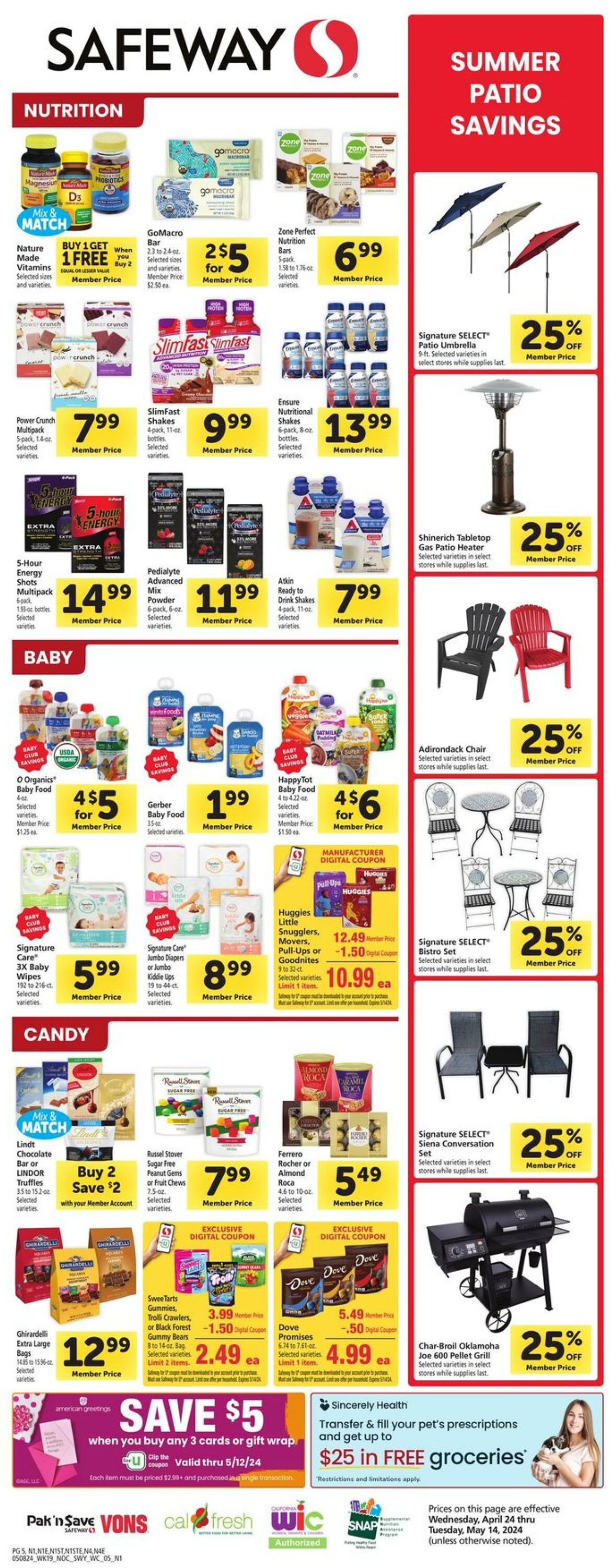 Safeway Weekly Ad Circular - valid 05/08-05/14/2024 (Page 7)