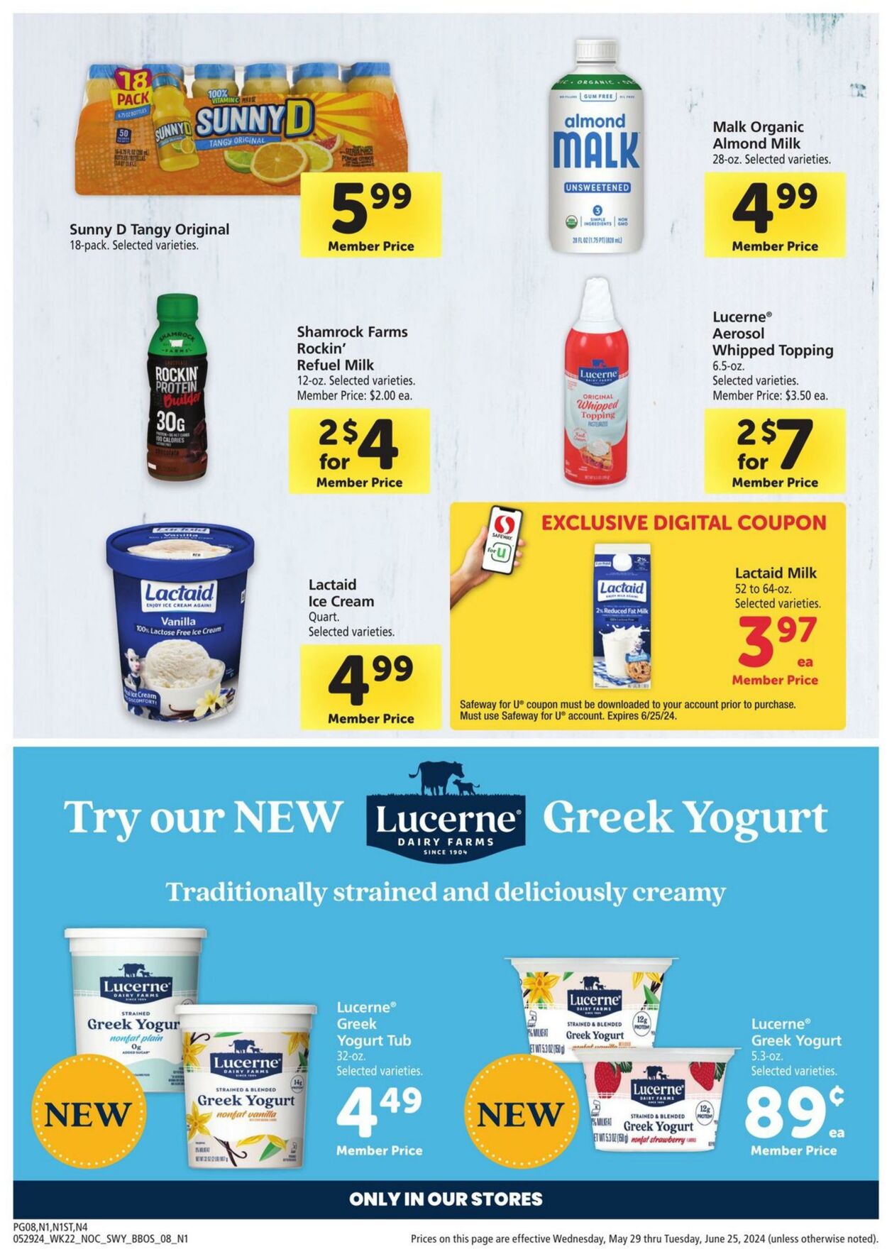 Safeway Weekly Ad Circular - valid 05/29-06/25/2024 (Page 8)