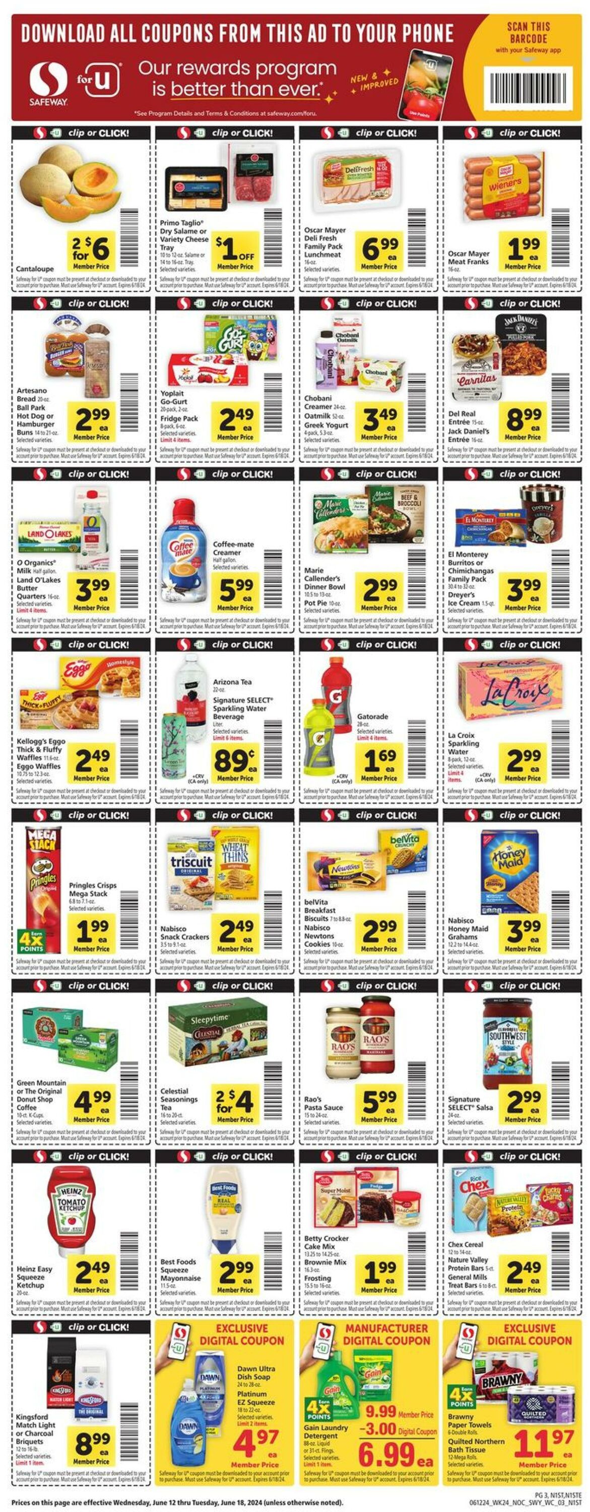 Safeway Weekly Ad Circular - valid 06/12-06/18/2024 (Page 3)