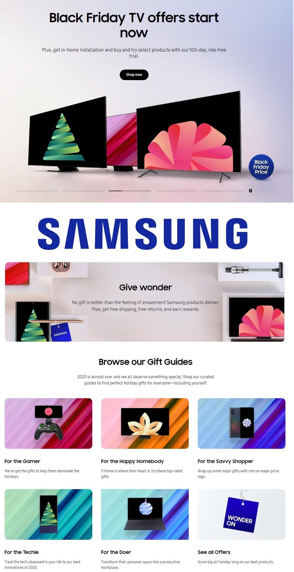 Samsung - Black Friday 2020 Weekly Ad Circular - valid 11/21-11/24/2020