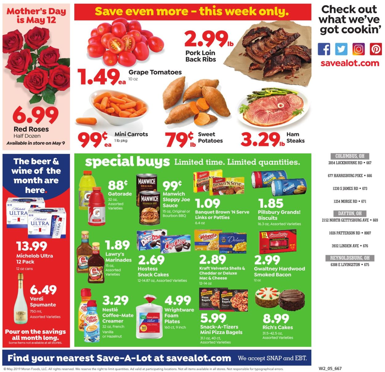 Save a Lot Weekly Ad Circular - valid 05/08-05/14/2019 (Page 3)