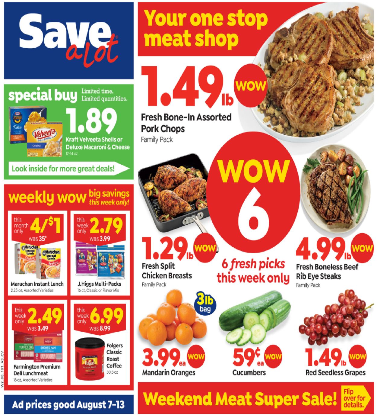 Save a Lot Weekly Ad Circular - valid 08/07-08/13/2019