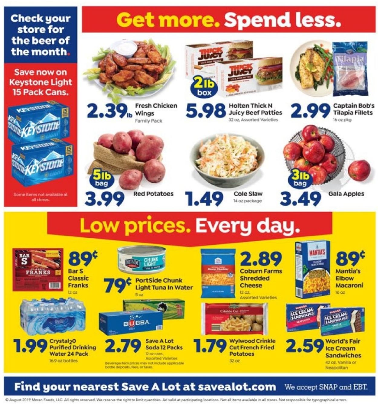 Save a Lot Weekly Ad Circular - valid 08/21-08/27/2019 (Page 4)