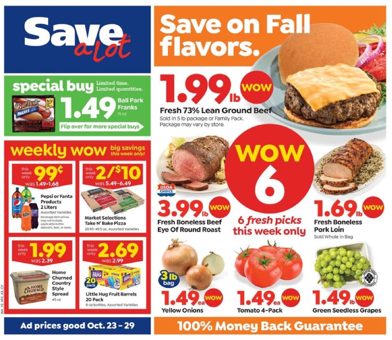 Save a Lot Weekly Ad Circular - valid 10/23-10/29/2019